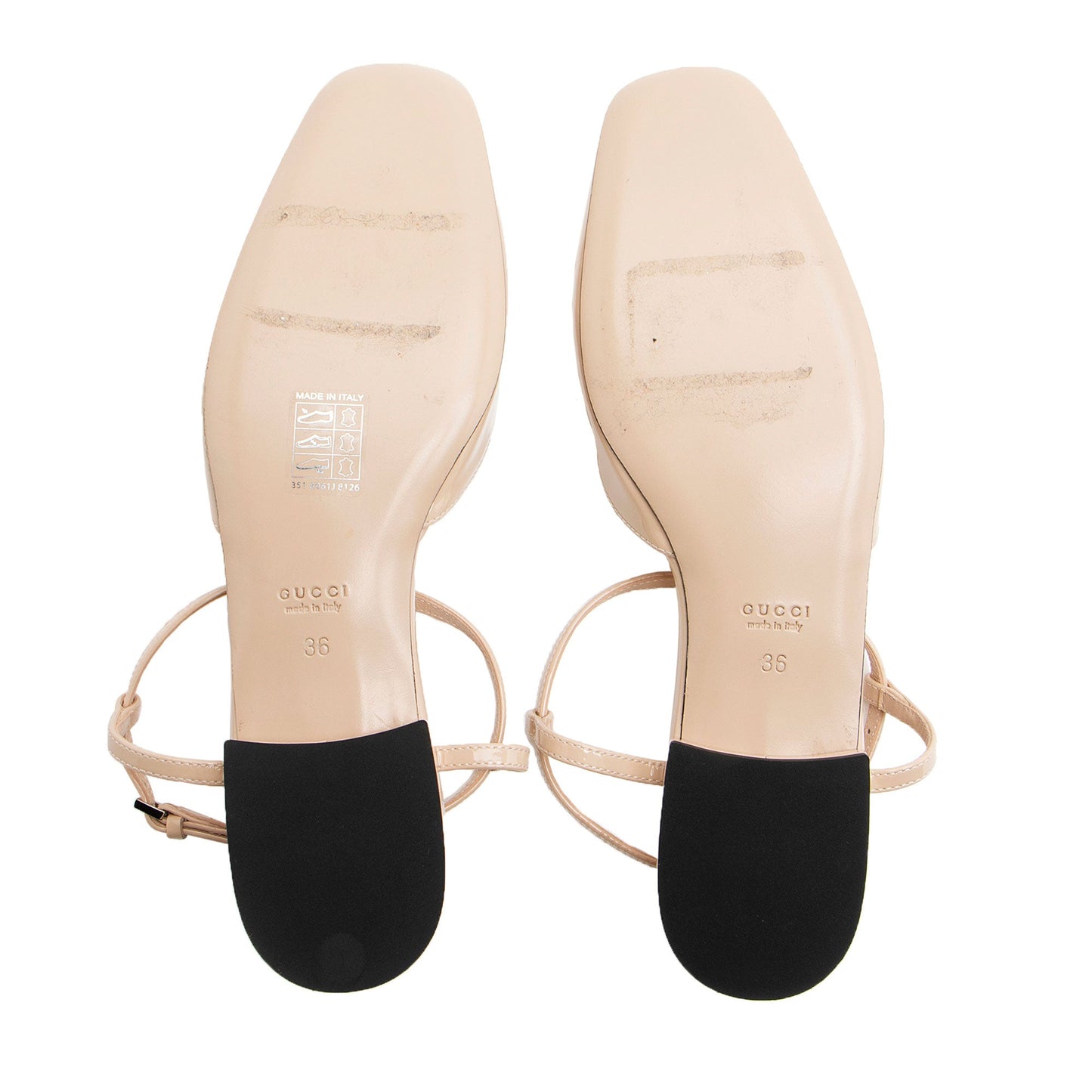 Gucci Patent Leather GG Ballet Flats - Size 6 / 36