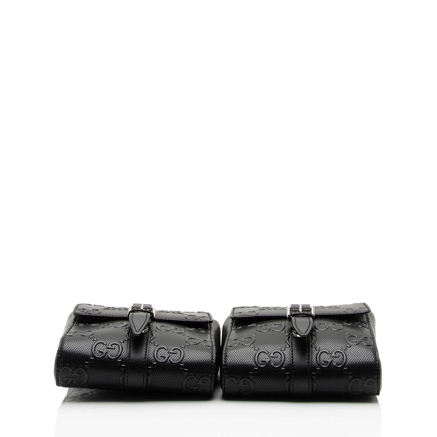 Gucci Leather Canvas Shoulder Bag