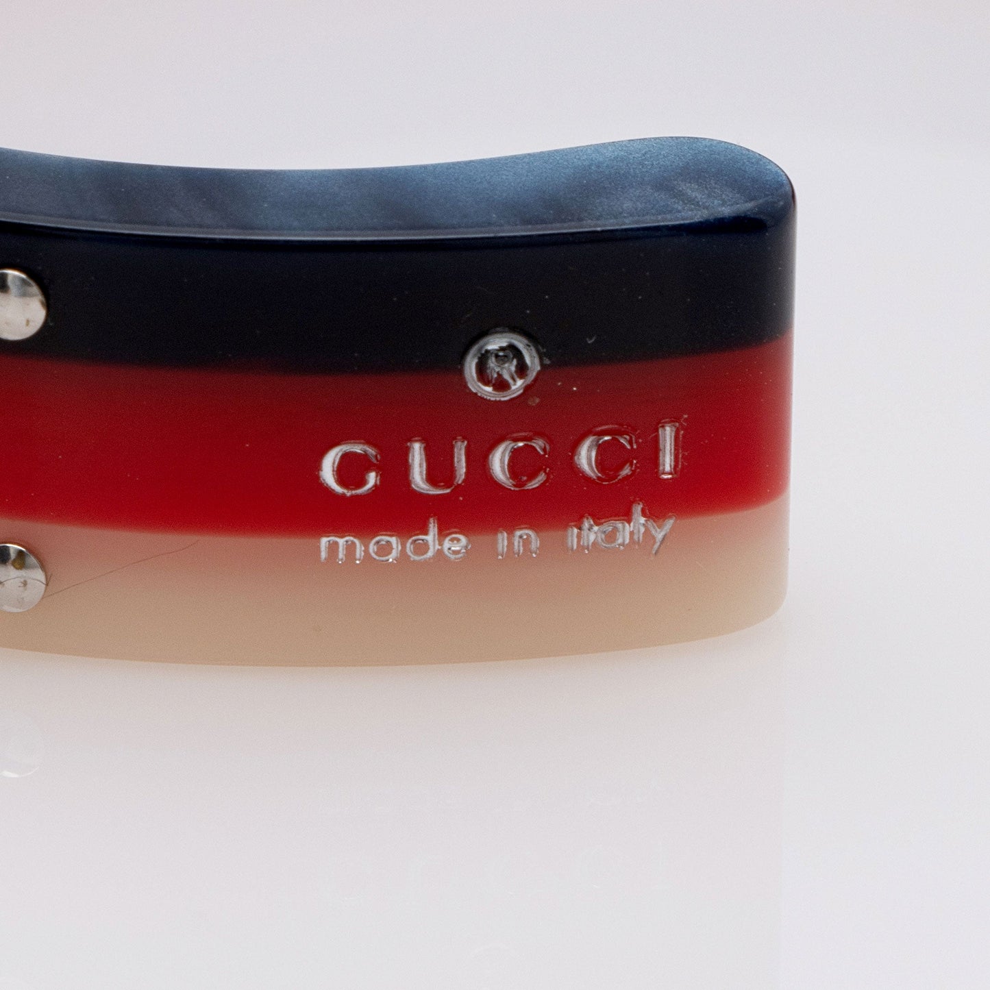 Gucci Resin Web Cuff Bracelet (SHF-o2JPQR)