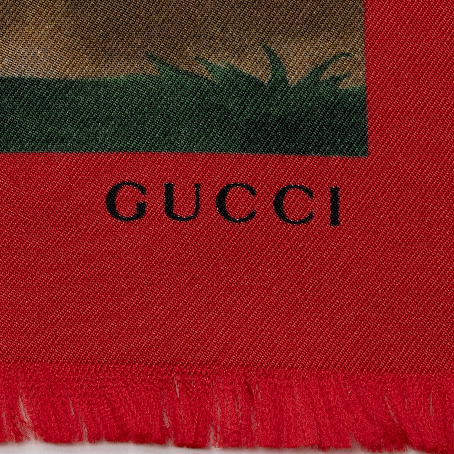 Gucci Silk Twill GG Tian 90cm Scarf (SHF-4YRsUb)