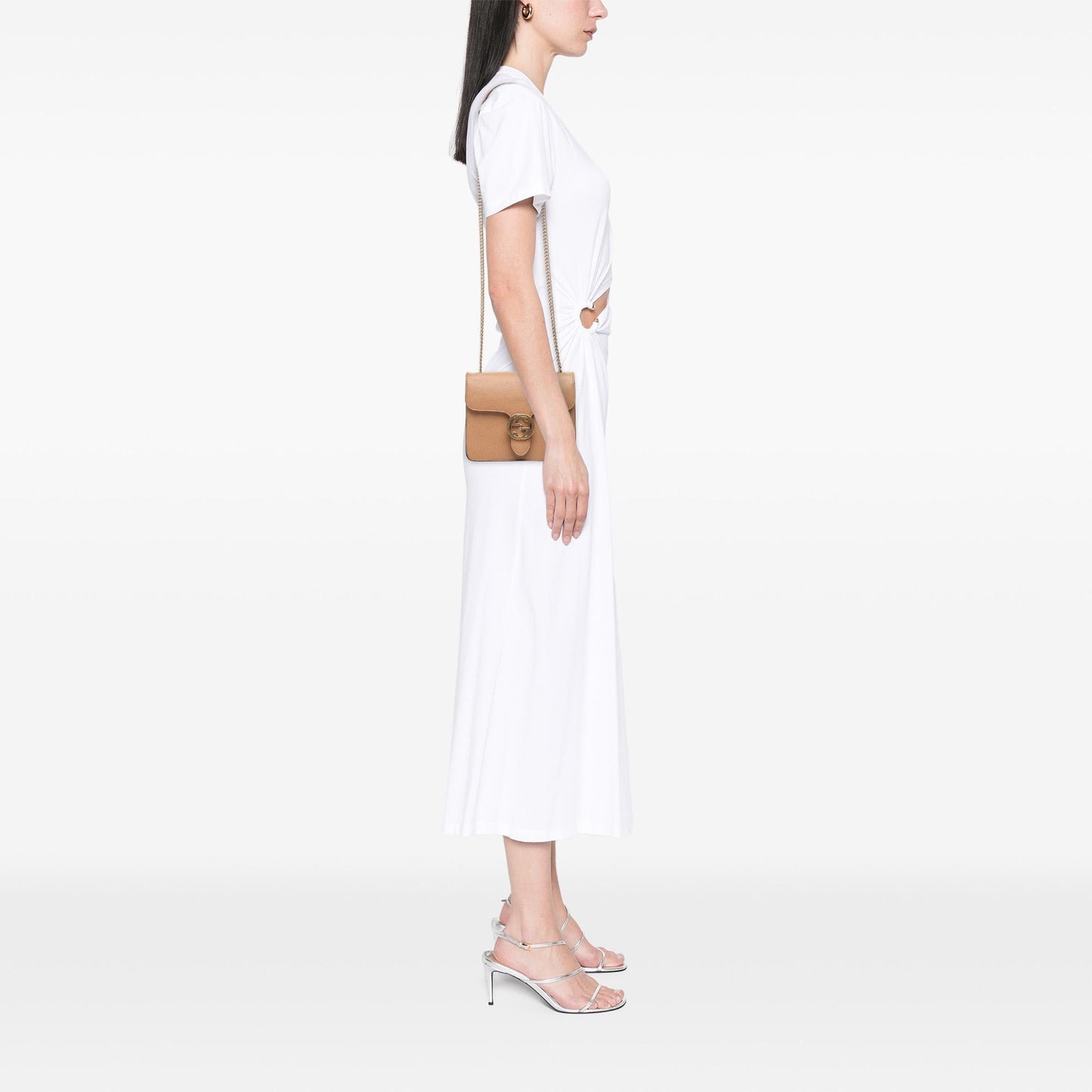 Gucci Small Dollar Calfskin Interlocking G Crossbody