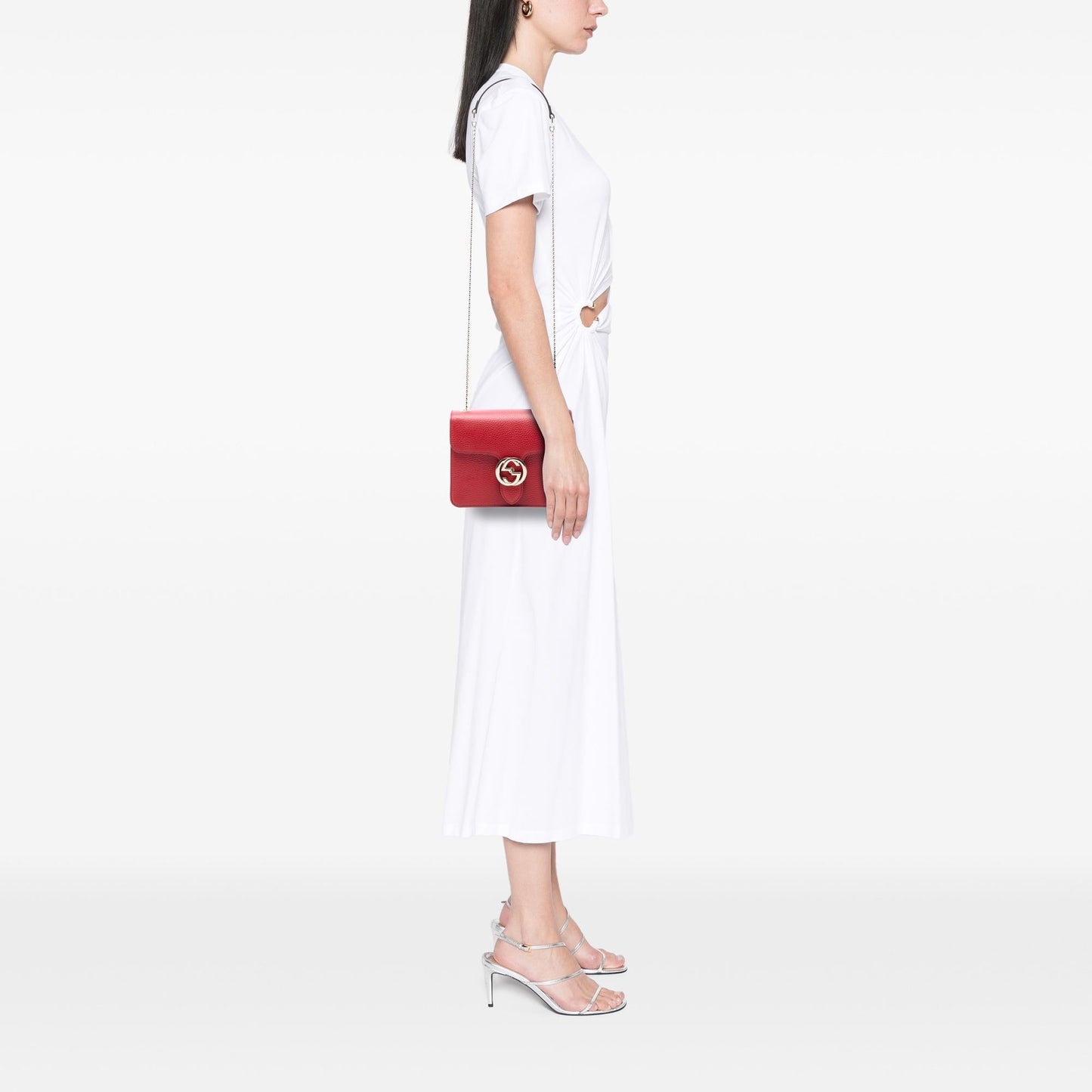 Gucci Small Dollar Calfskin Interlocking G Crossbody