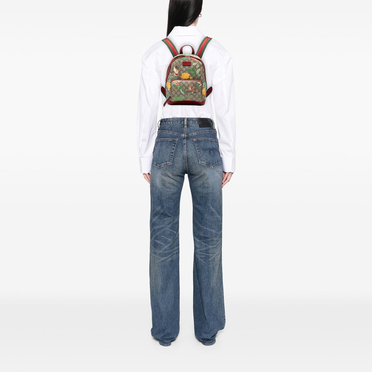 Gucci Small GG Supreme Tian Backpack