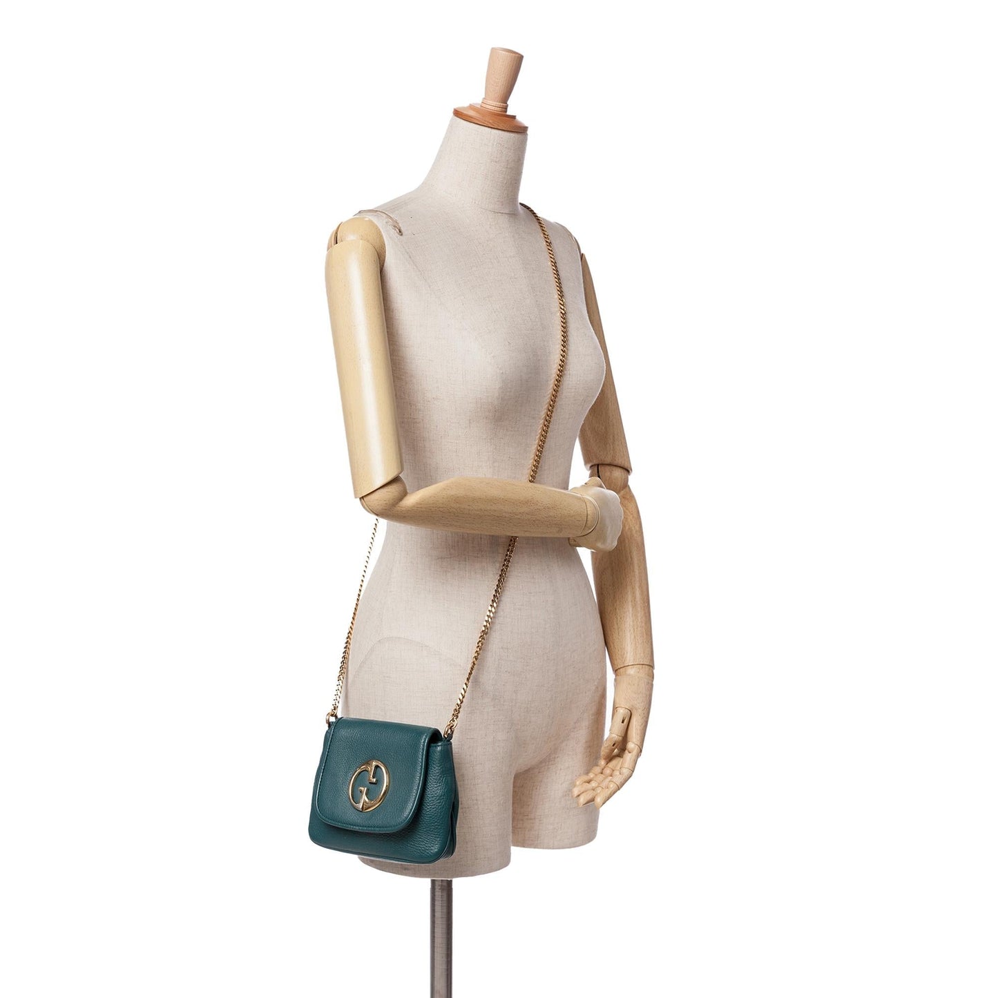 Gucci Small Leather 1973 Chain Crossbody