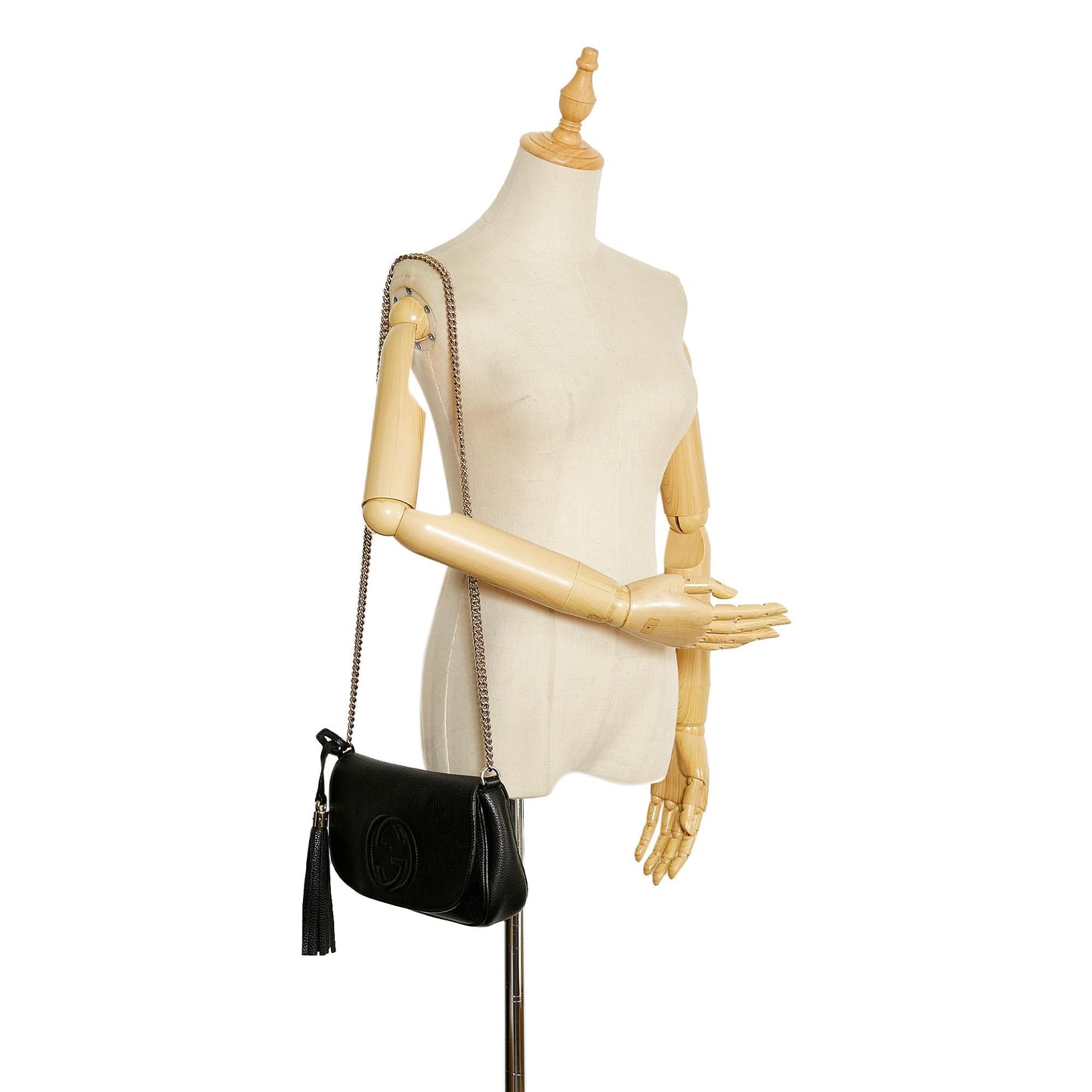 Gucci Soho Flap Chain Crossbody Bag (SHG-hBJ0wb)