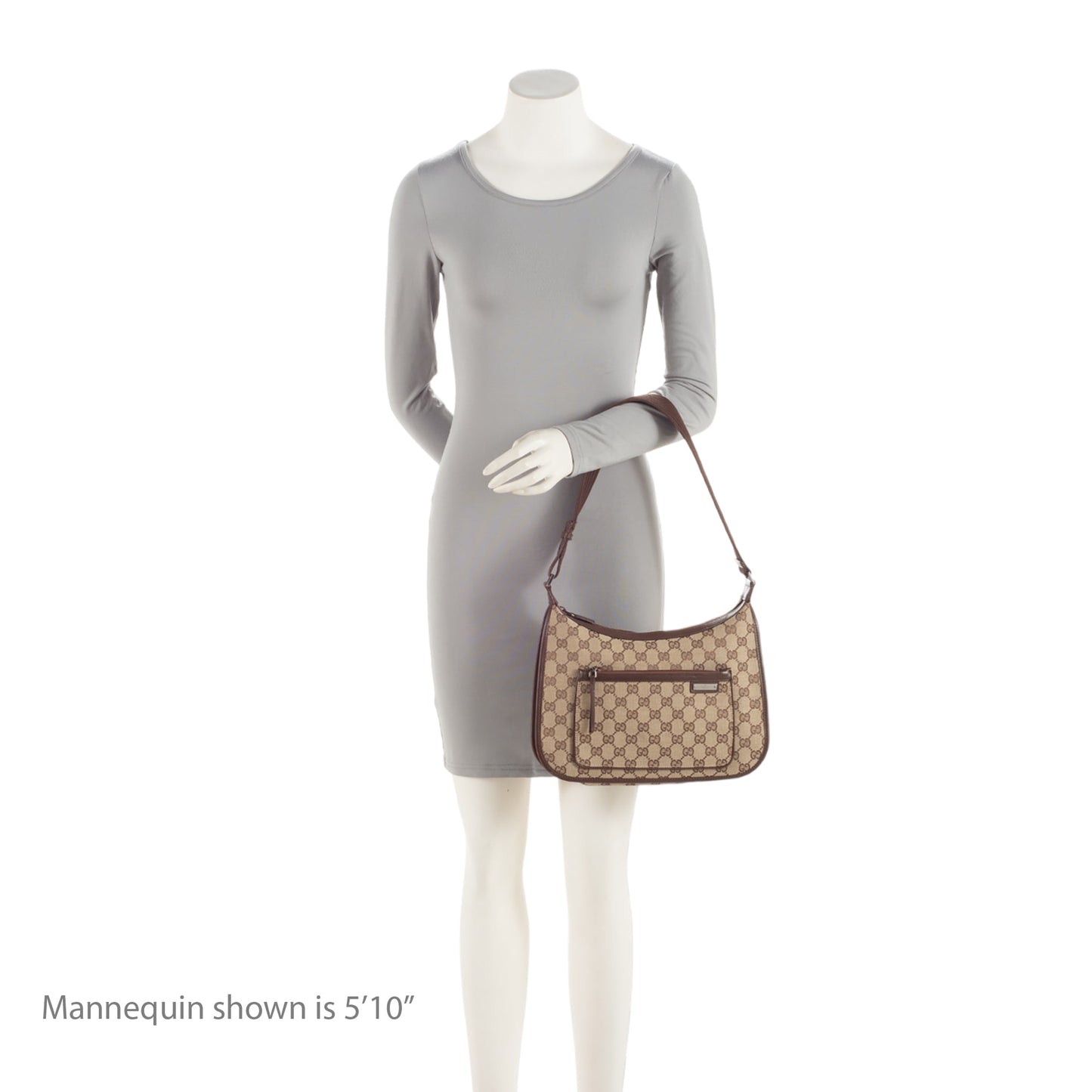 Gucci Vintage GG Canvas Front Pocket Shoulder Bag (SHF-OHFAEM)