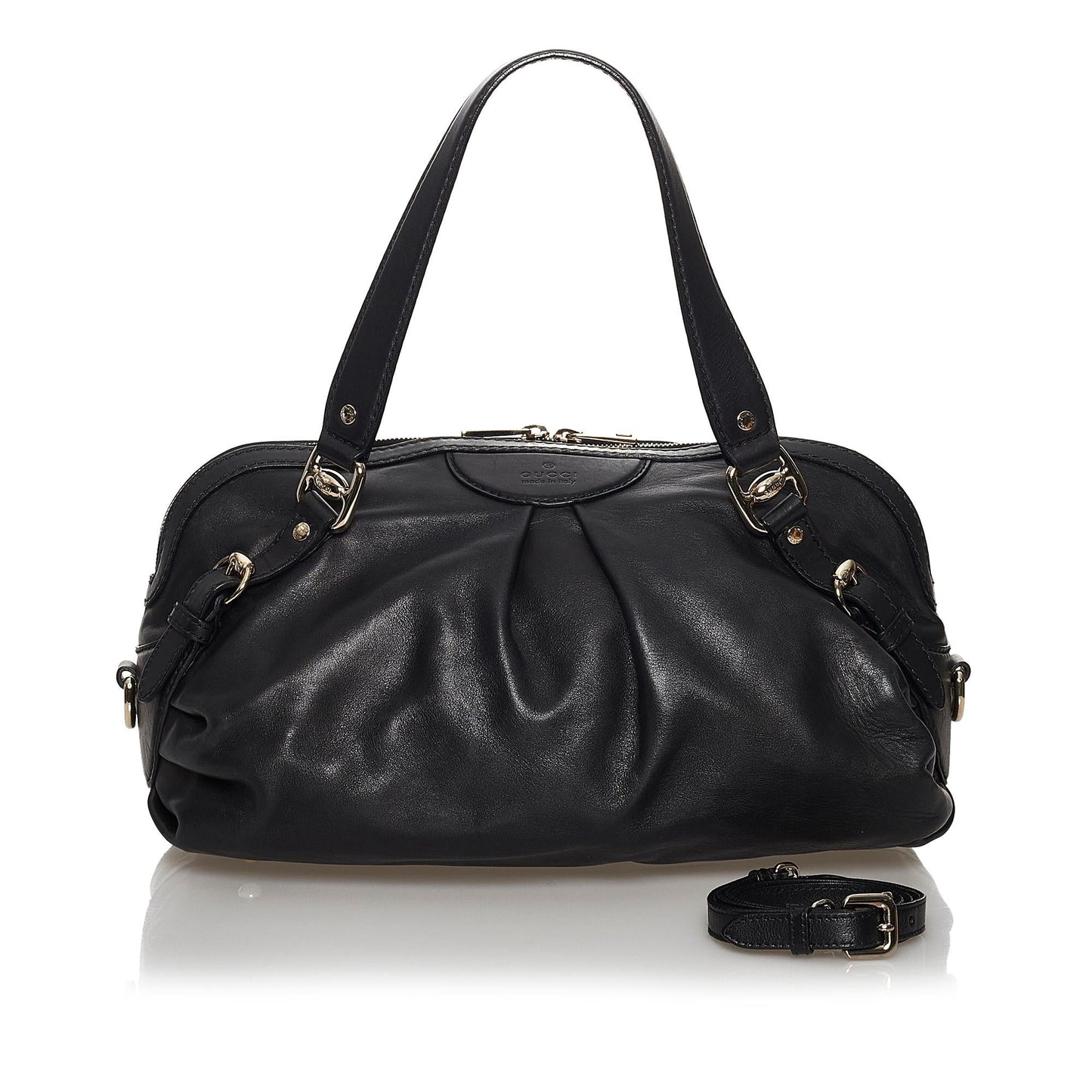 Gucci Vintage Leather Satchel (SHG-37216)