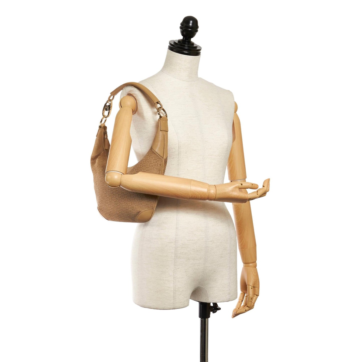 Gucci Vintage Square G Canvas Shoulder Bag (SHG-29779)