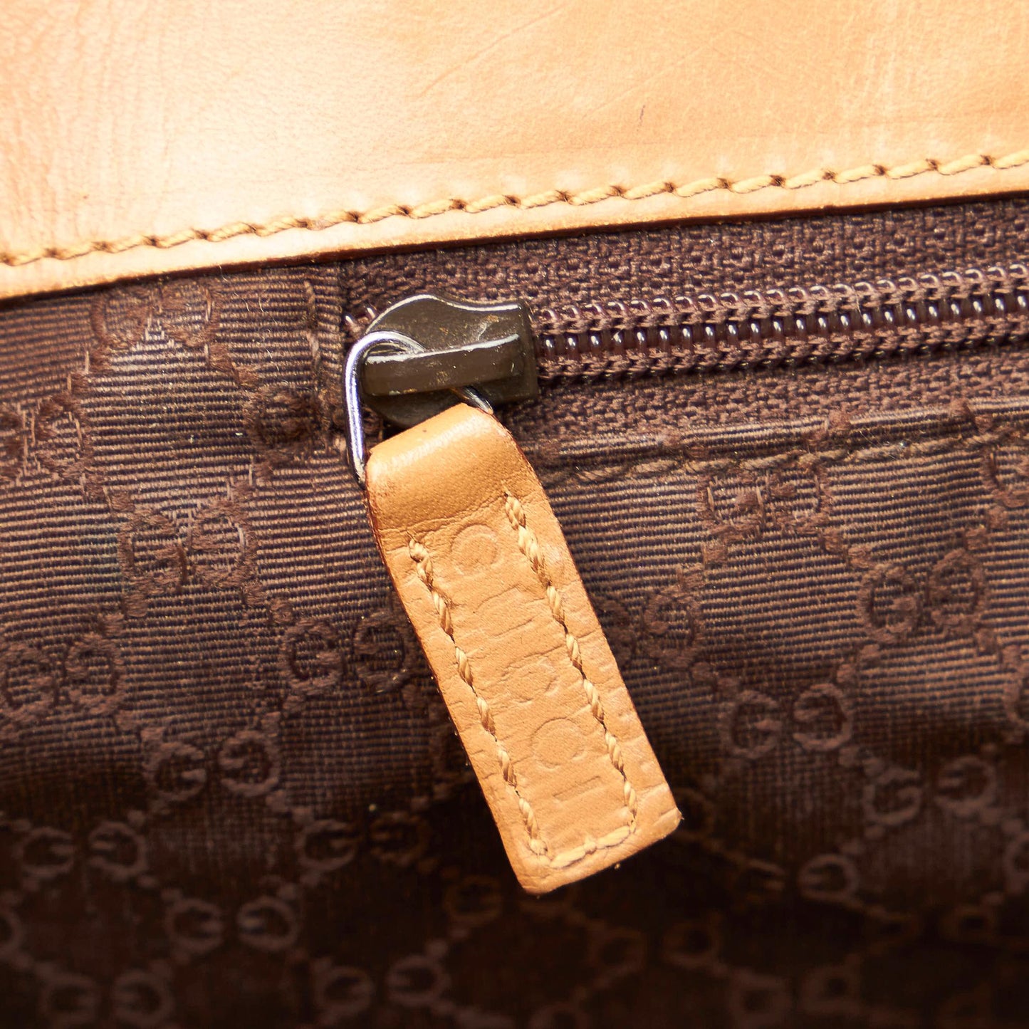 Gucci Web Leather Tote Bag (SHG-28971)