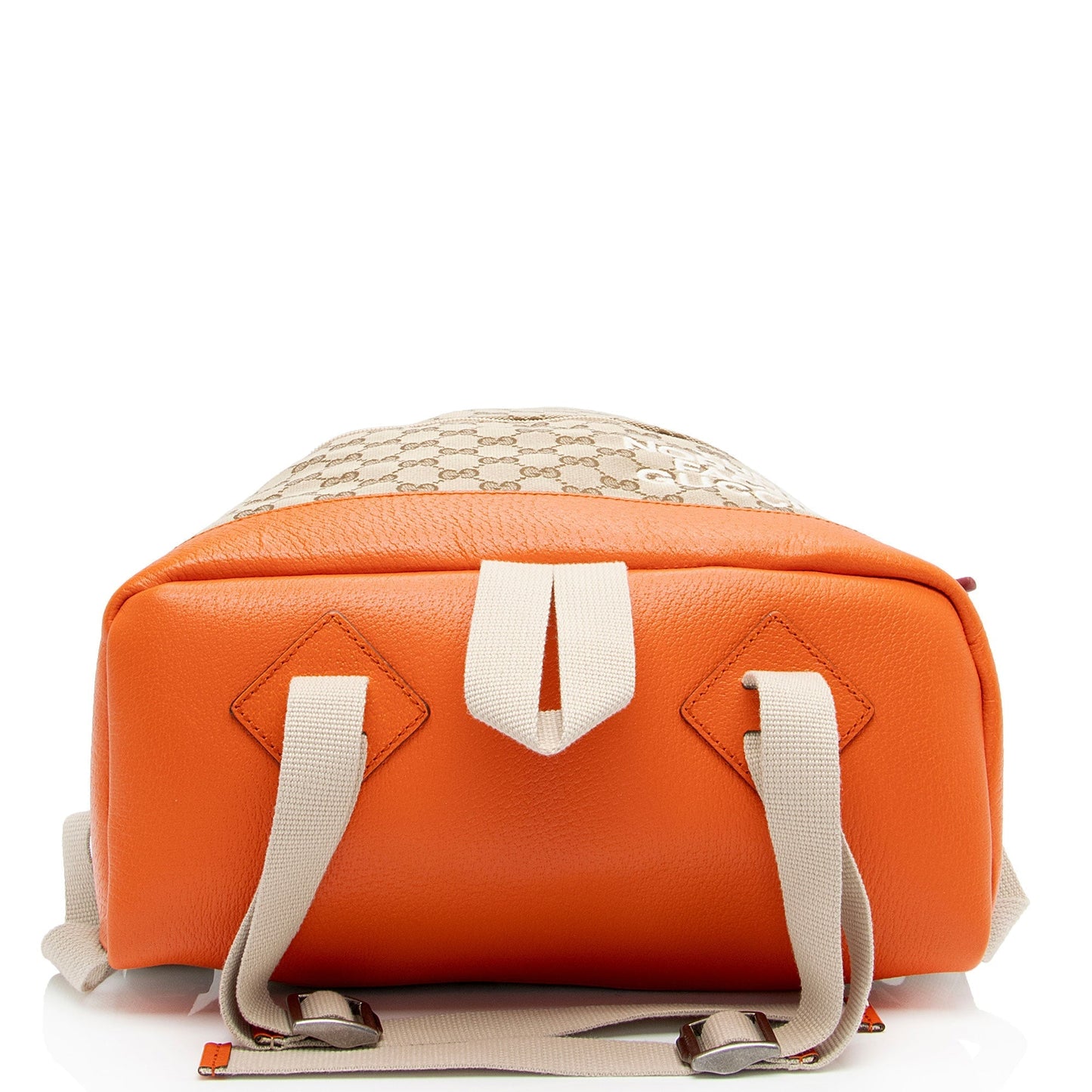 Gucci Nylon Leather Canvas Shoulder Bag