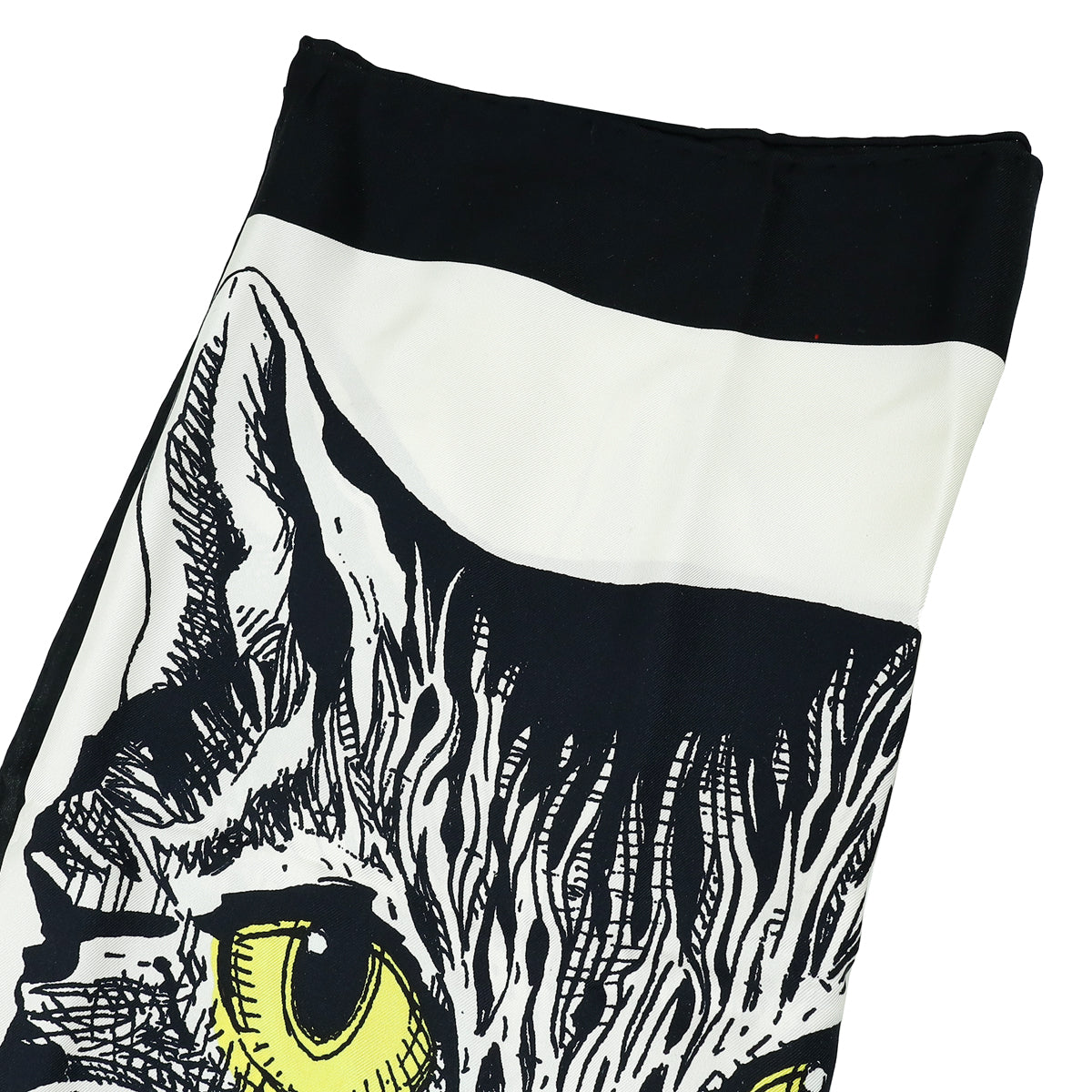 Gucci Multicolor Silk Mystic Cat Square Scarf