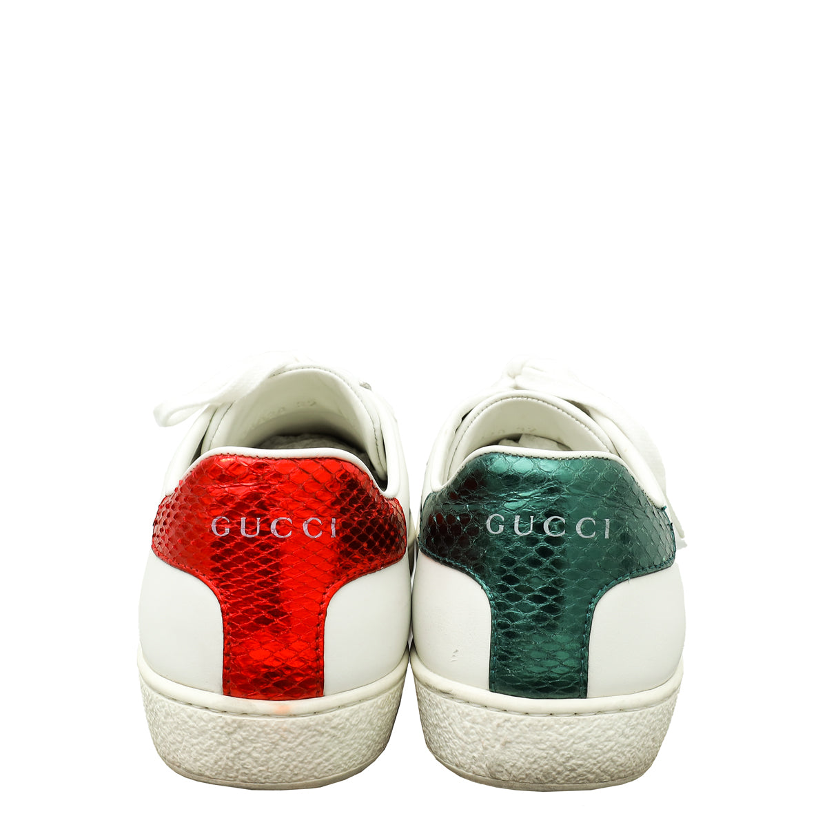 Gucci White Ace Pineapple x Ladybug Embroidered Sneakers 37