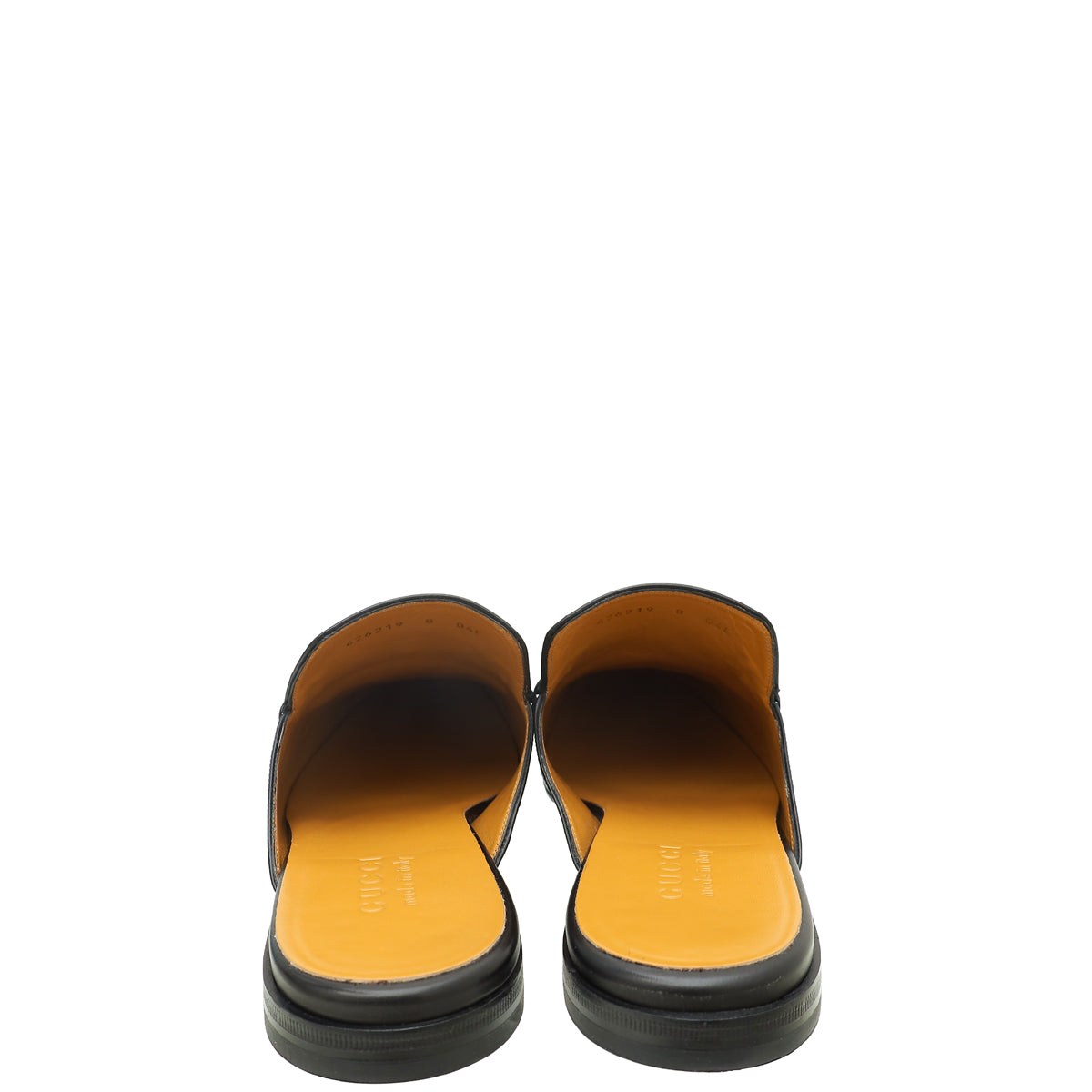Gucci Black Princetown Mules for Men 8
