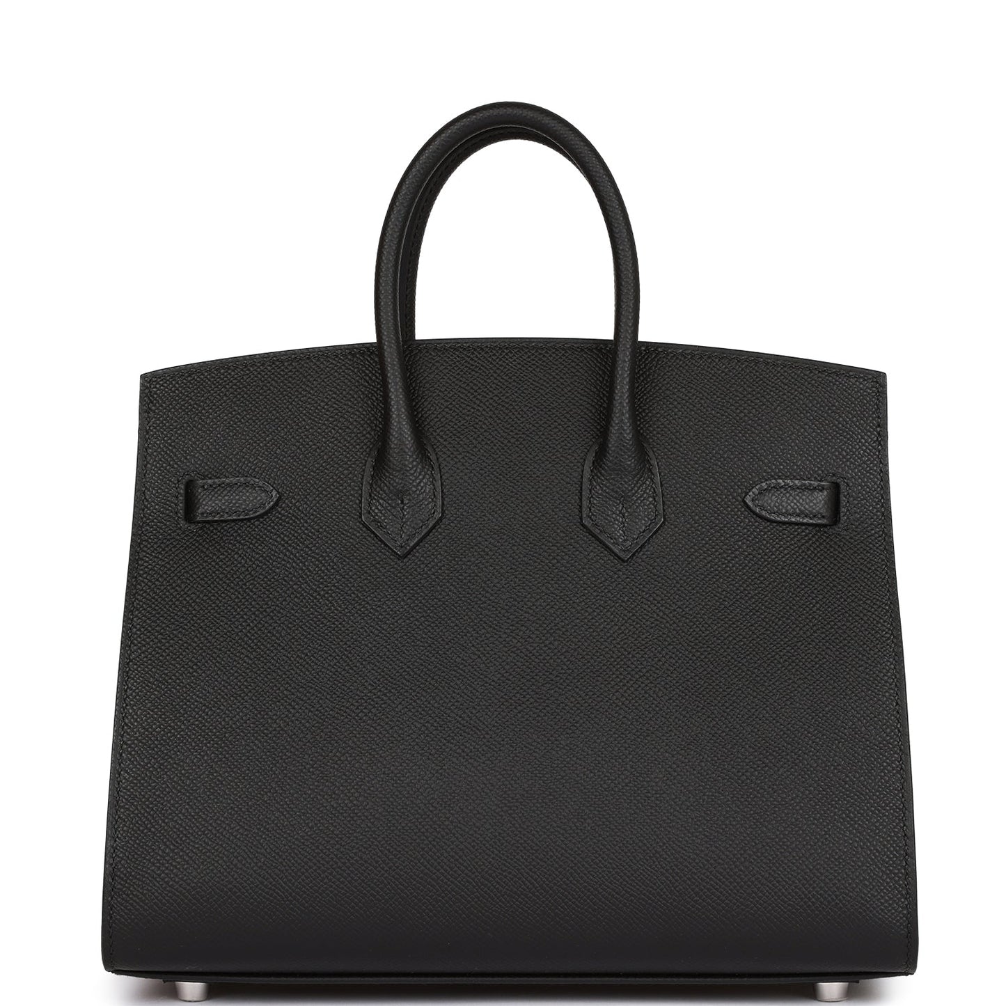 Hermes Birkin 25 Sellier Black Epsom Palladium Hardware