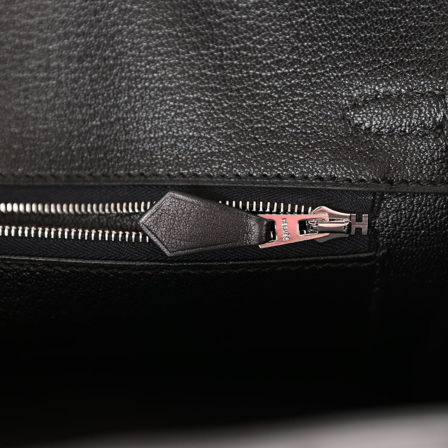 Luxury Hermes Limited Edition Birkin Rock 25 Black Volupto Palladium Hardware
