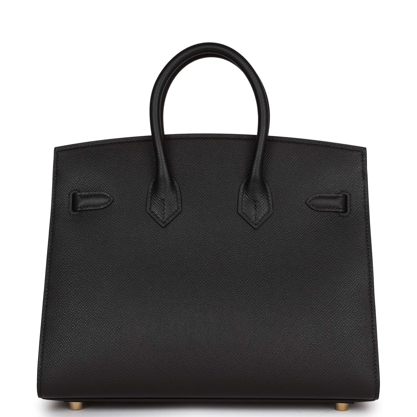Hermes Birkin 25 Sellier Black Epsom Gold Hardware