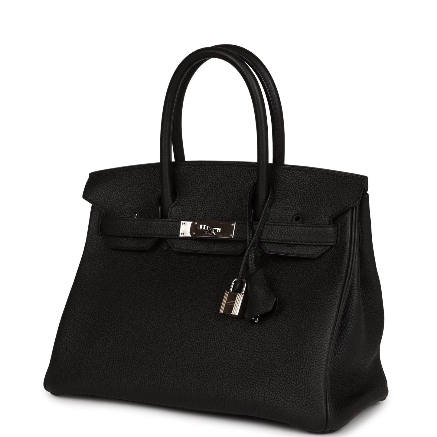 Top Quality Luxury Hermes Birkin 30 Black Togo Palladium Hardware