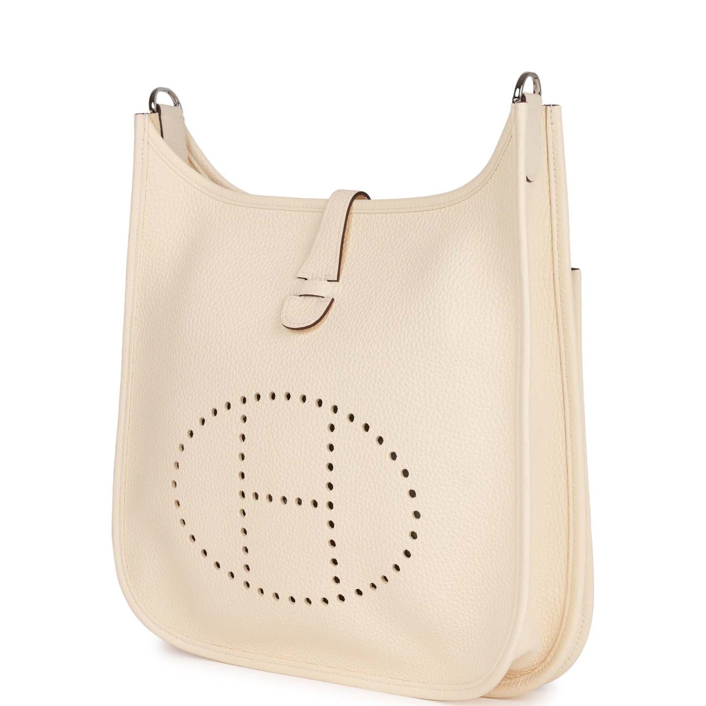 Luxury Hermes Evelyne III PM Nata Clemence Palladium Hardware