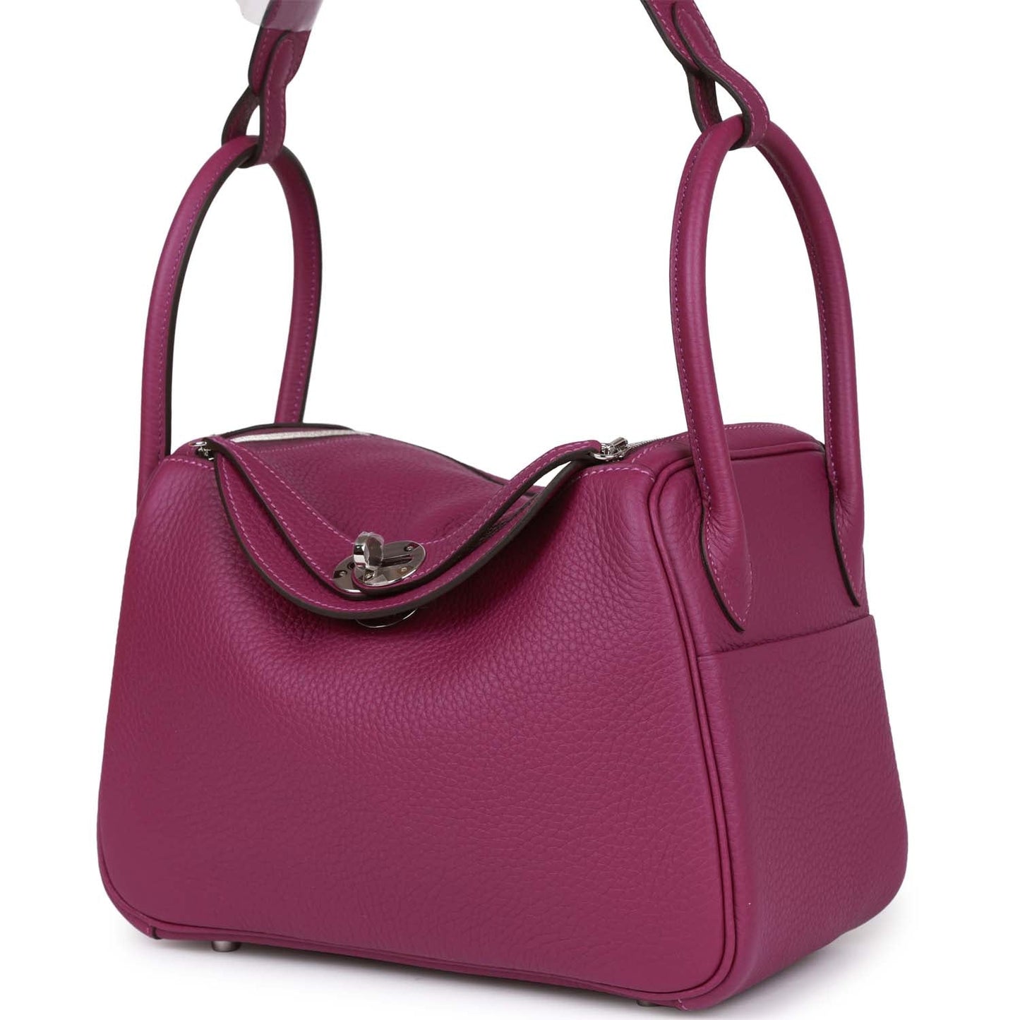 Luxury Hermes Lindy 26 Anenome Clemence Palladium Hardware