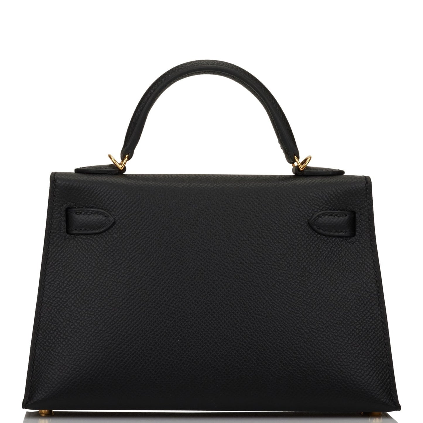 Hermes Kelly 20cm Sellier Black Epsom Gold Hardware