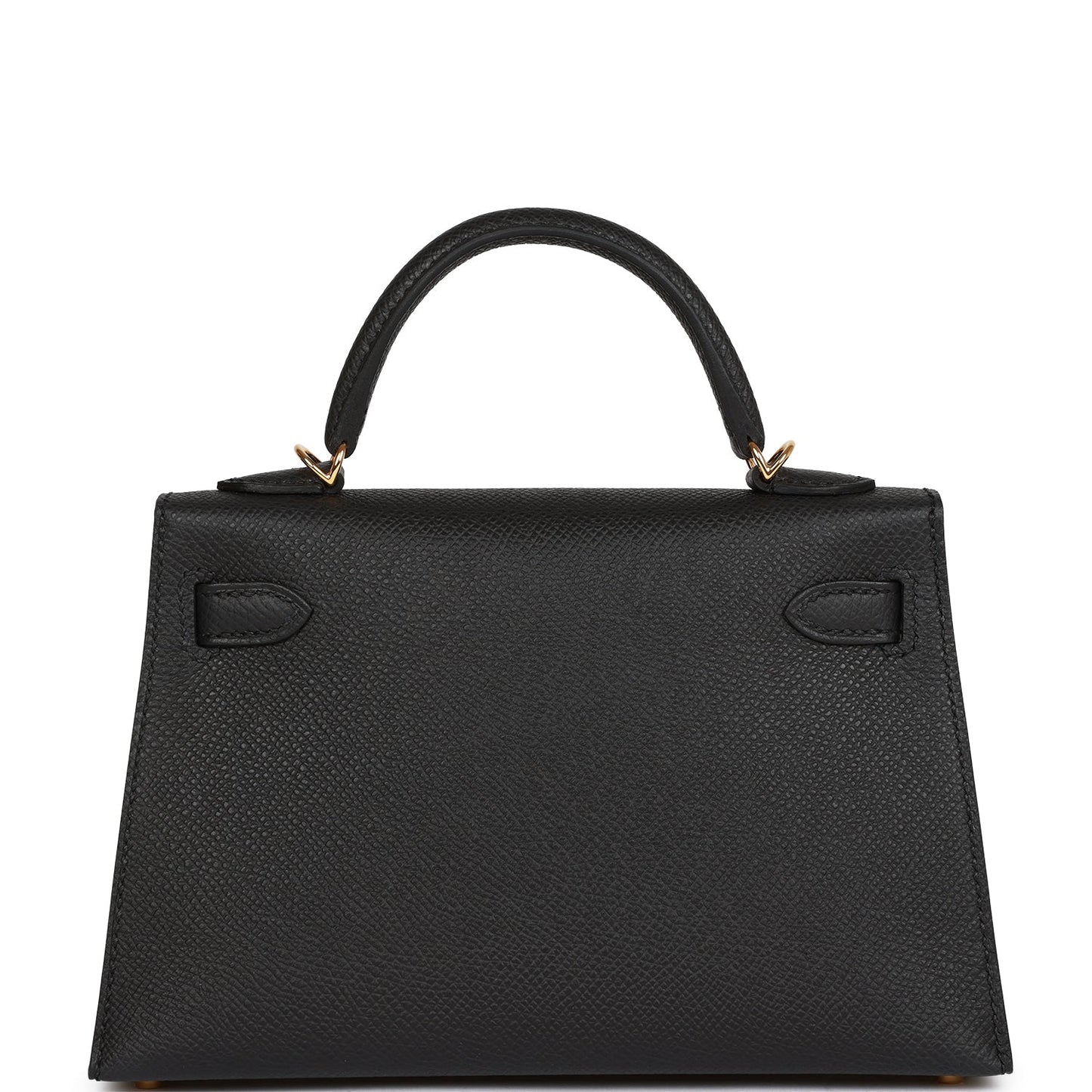 Hermes Kelly 20 Sellier Black Epsom Gold Hardware Deposit 1
