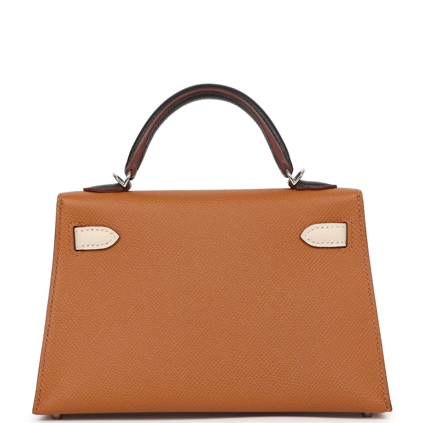 Hermes Kelly 20 Sellier Tri-color Gold, Black and Nata Epsom Palladium Hardware