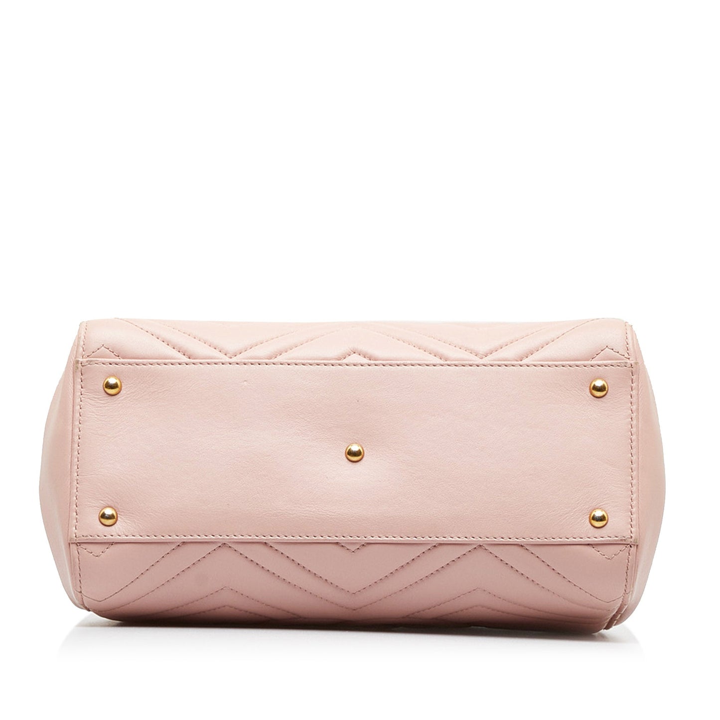 Gucci GG Marmont Pink Leather Quilted Tote Style 2