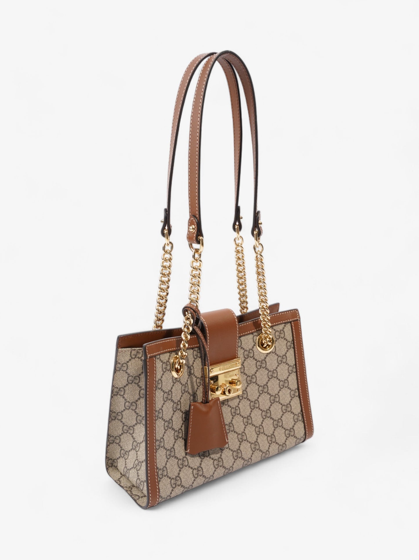 Gucci Padlock GG Supreme / Brown Canvas Small