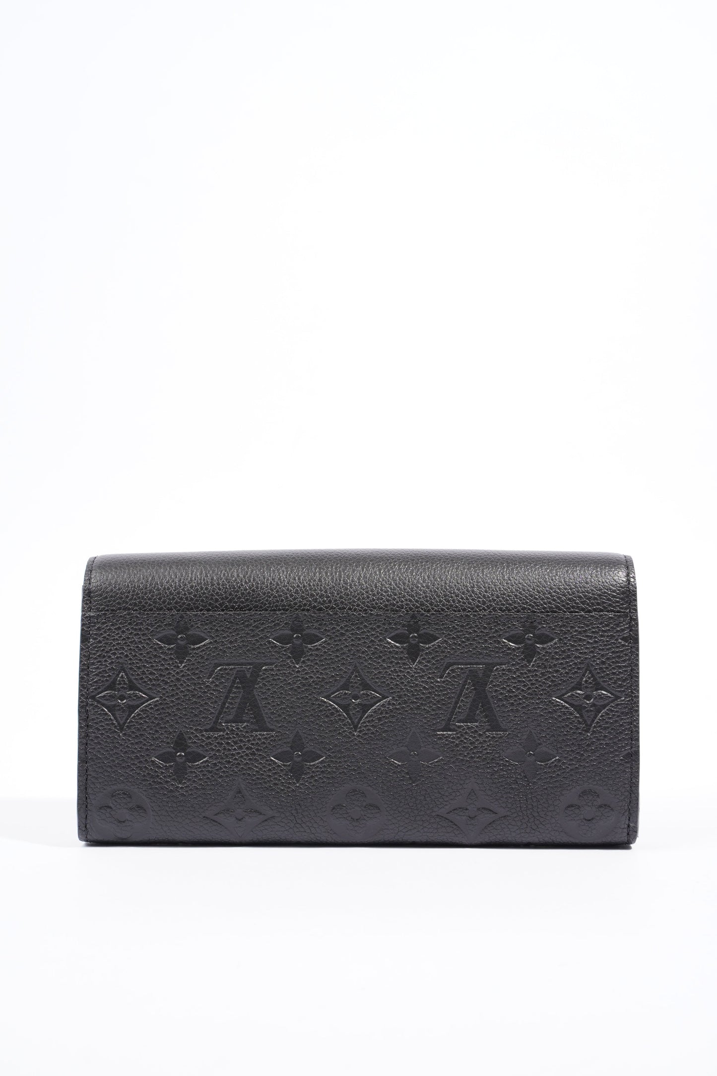 Louis Vuitton Sarah Wallet Black Empreinte Leather