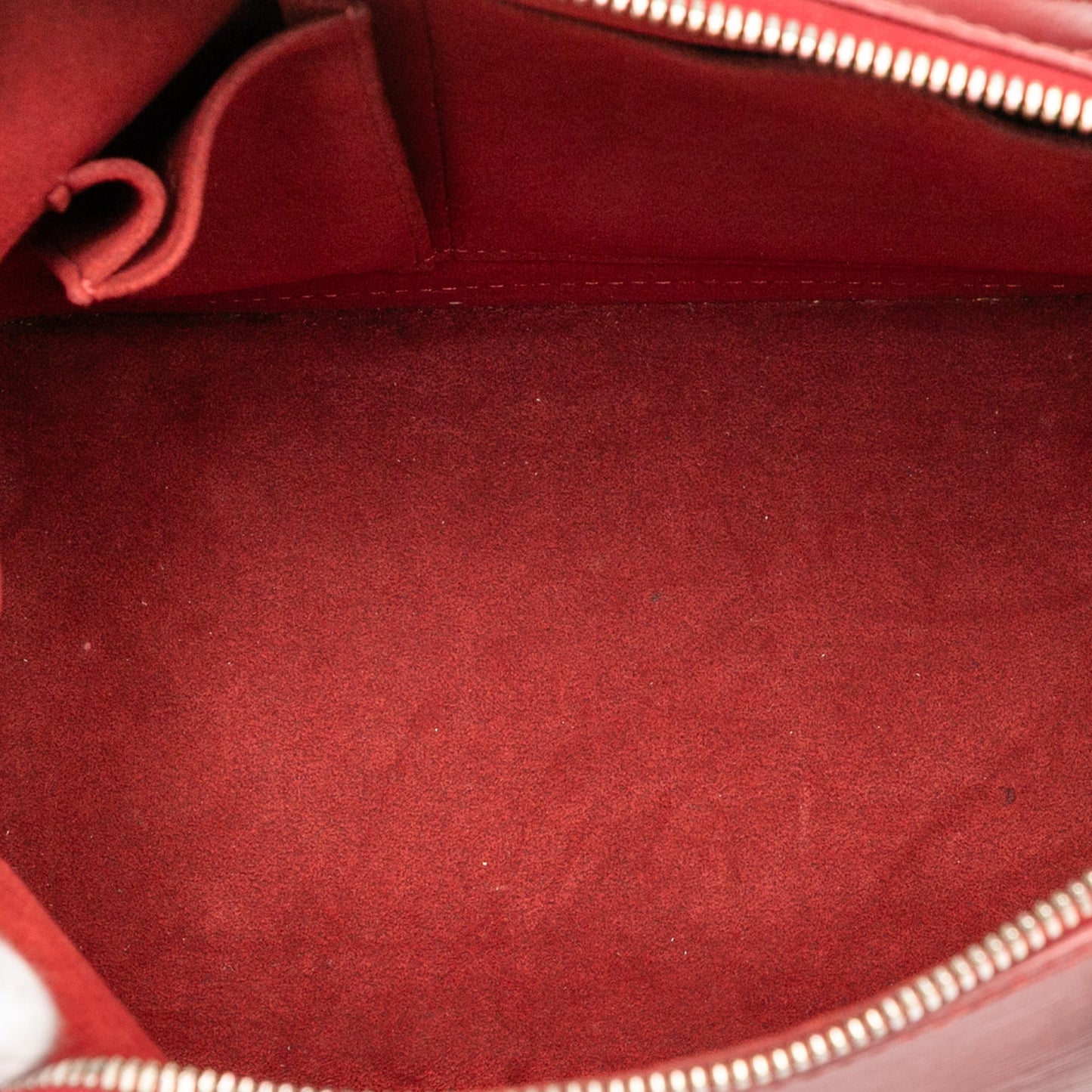 Red Louis Vuitton Epi Alma PM Handbag