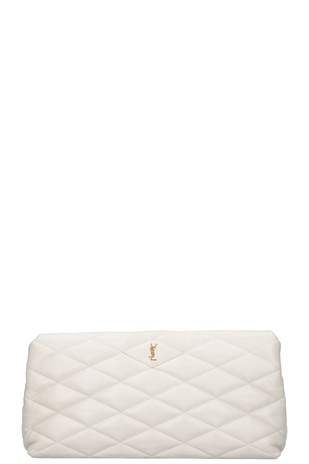 SAINT LAURENT Sade Clutch Large Ivory