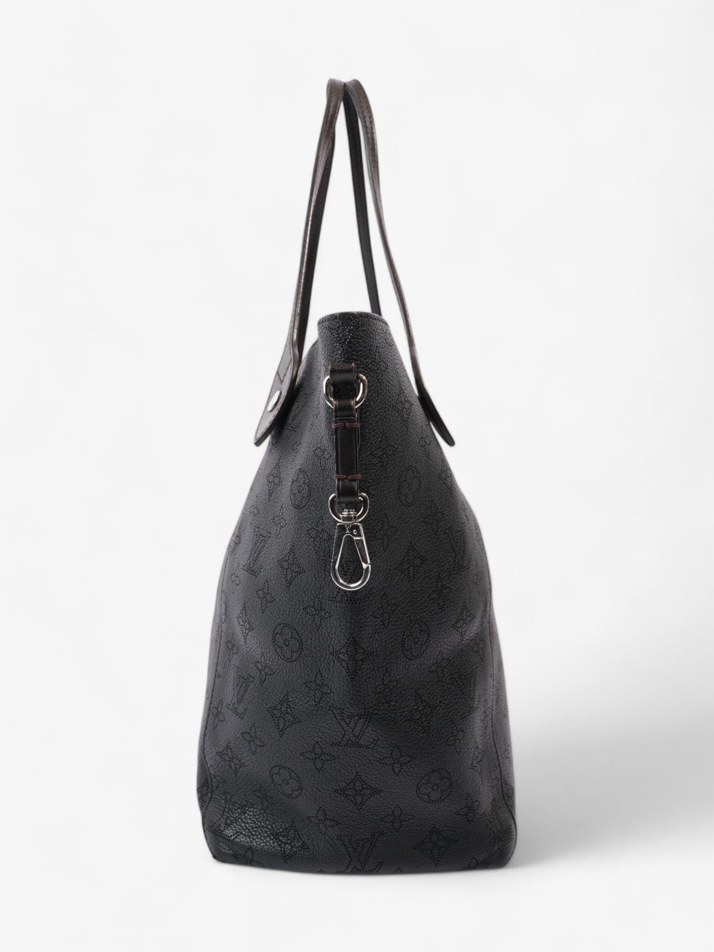 Louis Vuitton Hina Monogram Mahina / Black Calfskin Leather MM