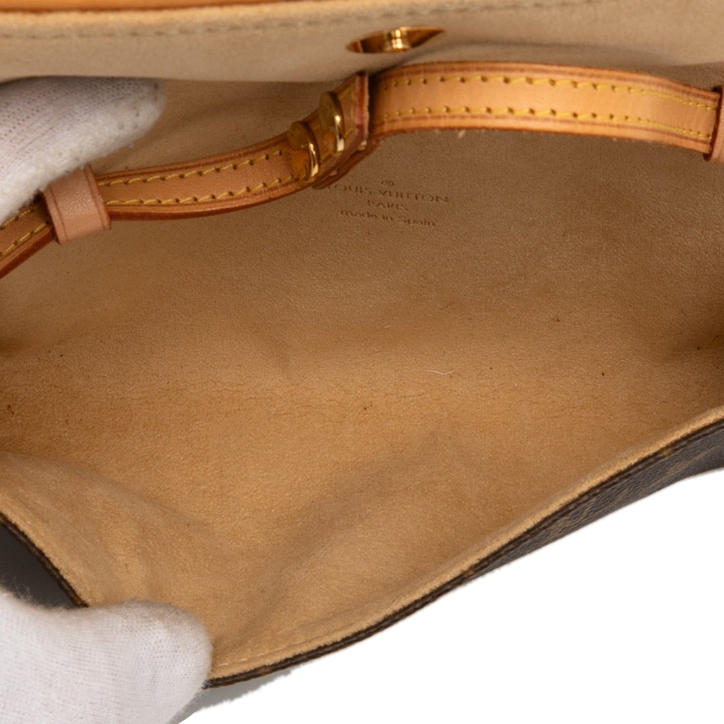 Brown Louis Vuitton Monogram Pochette Twin PM Crossbody Bag