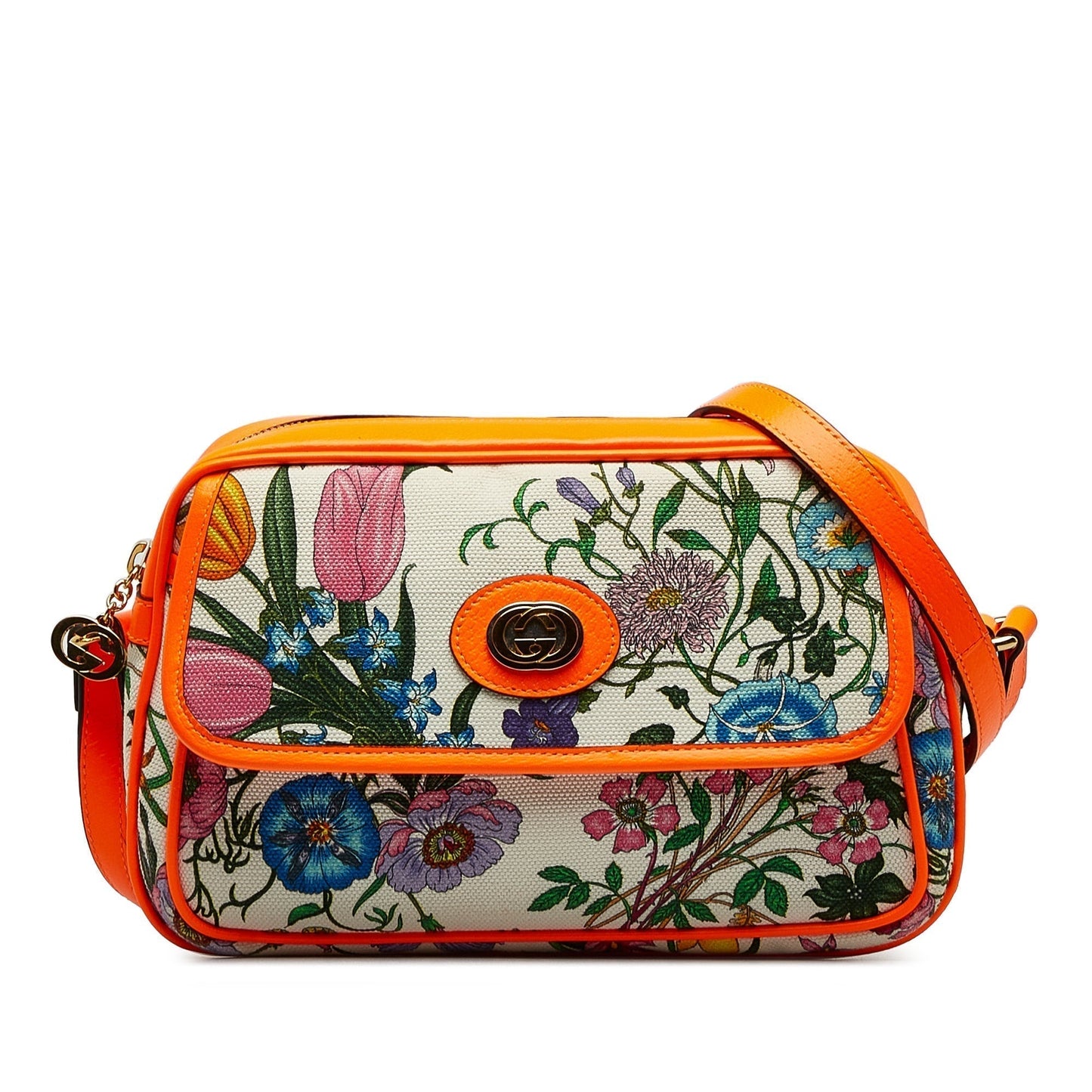 GUCCI Small Flora Crossbody Bag