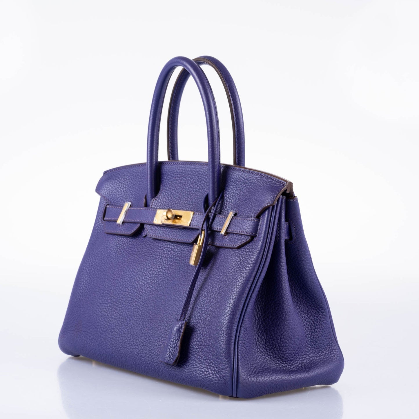 HermesBirkin 30 Iris Togo with Gold Hardware