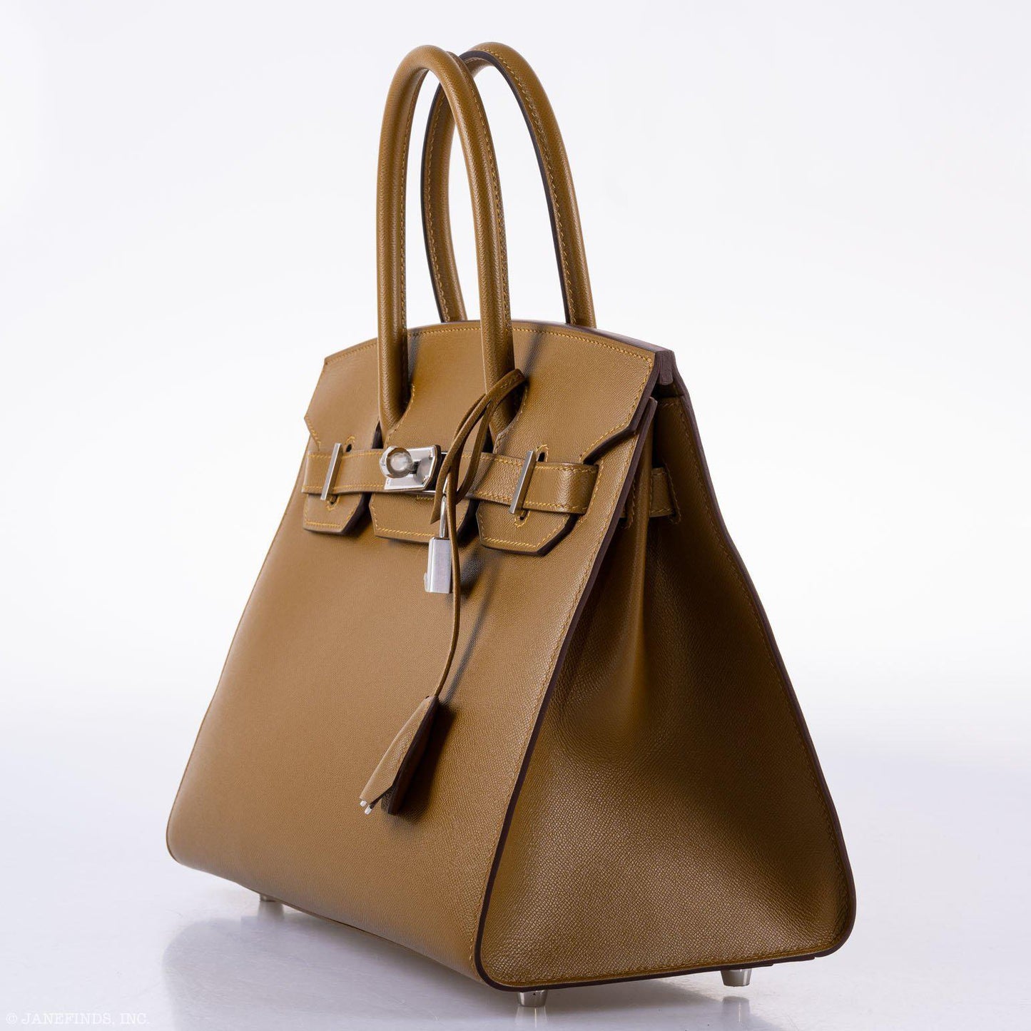 HermesBirkin 30 Sellier Bronze Dore Madame Grain Palladium Hardware - 2019, D