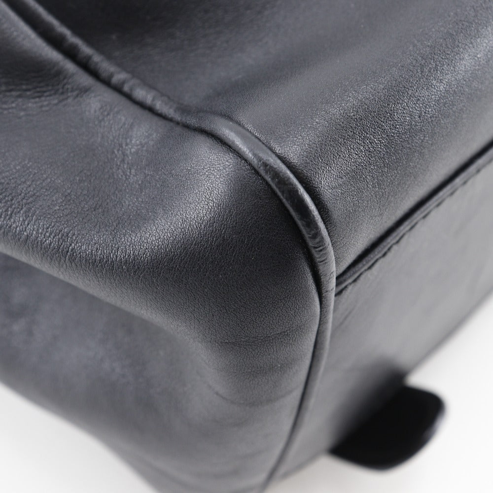 GUCCI Backpack Calfskin black vintage Old Gucci Women