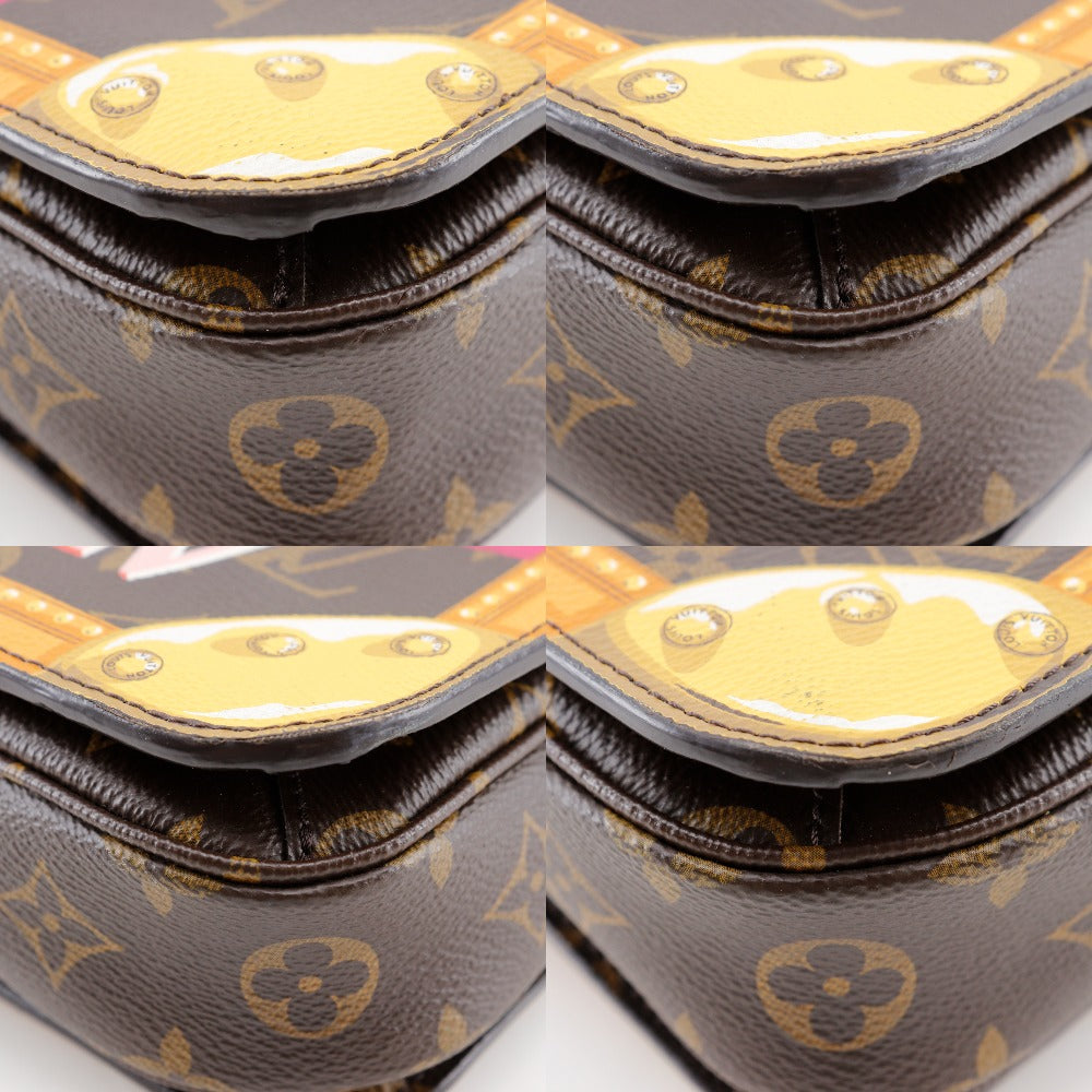 LOUIS VUITTON Shoulder Bag M43628 Monogram canvas multicolor Summer trunk Pochette Metis Women