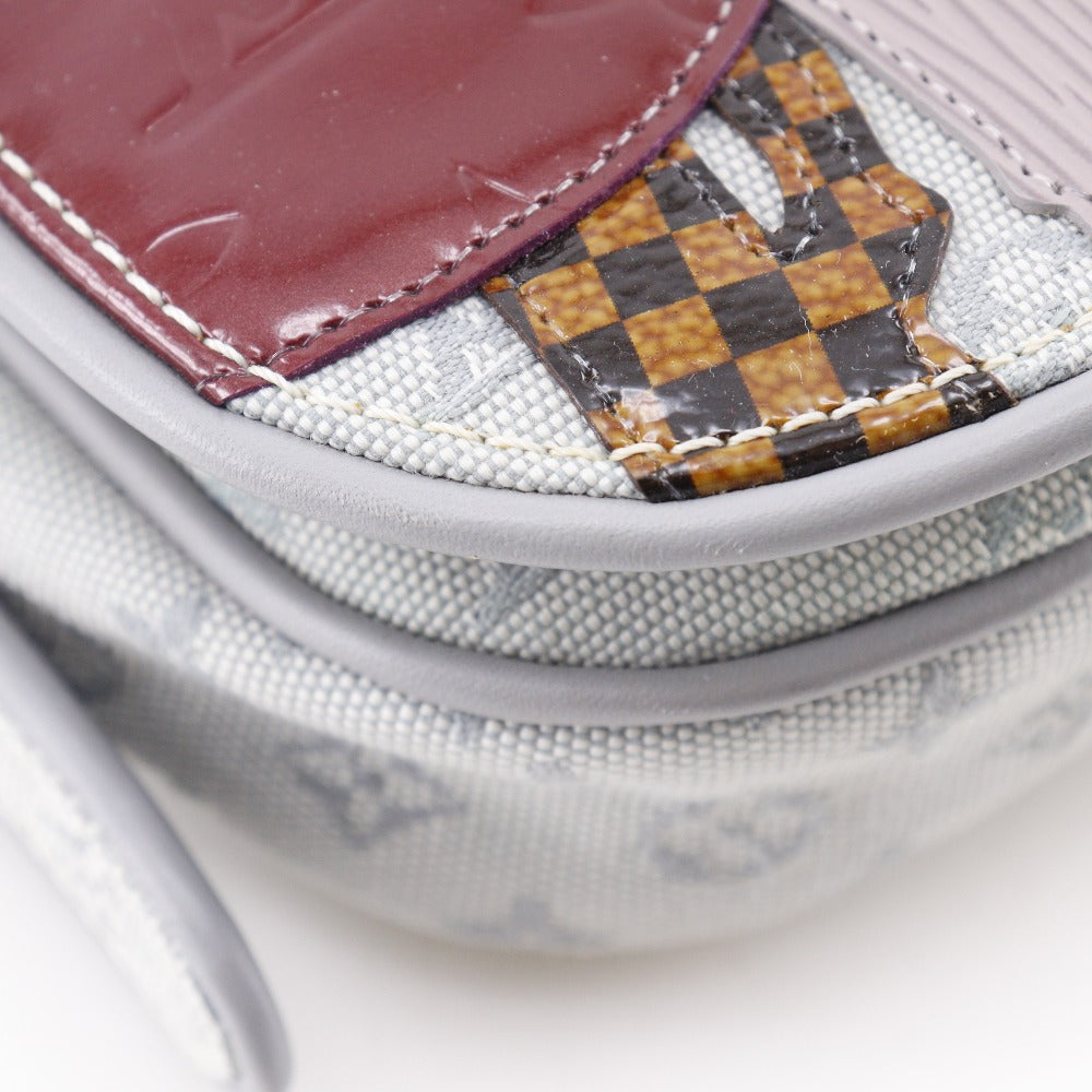 LOUIS VUITTON Shoulder Bag M92279 Monogram Mini Canvas, Monogram Vernis, Epi Leather gray Conte Do Fe Musette Women