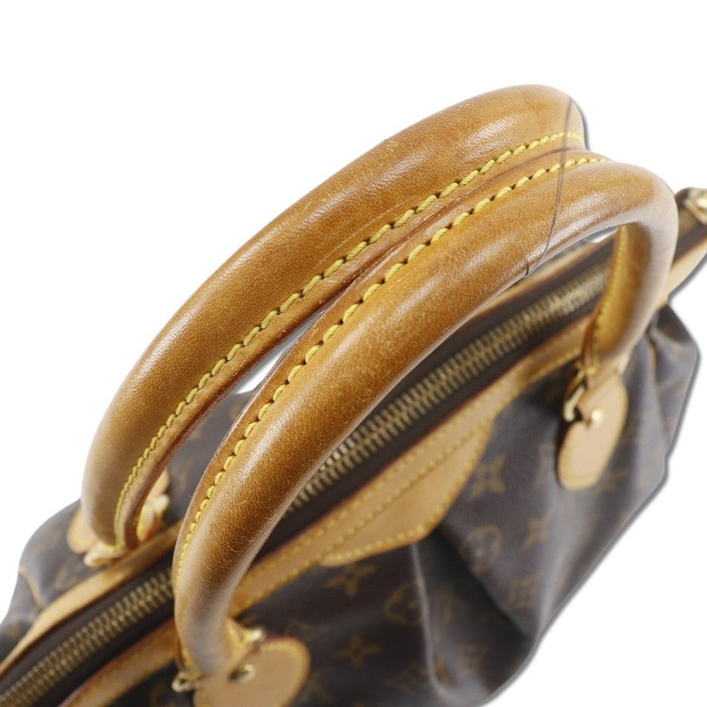 LOUIS VUITTON Handbag M40143 Monogram canvas Brown Tivoli PM Women