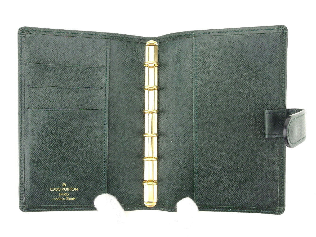 LOUIS VUITTON Notebook cover R20434 green Agenda PM