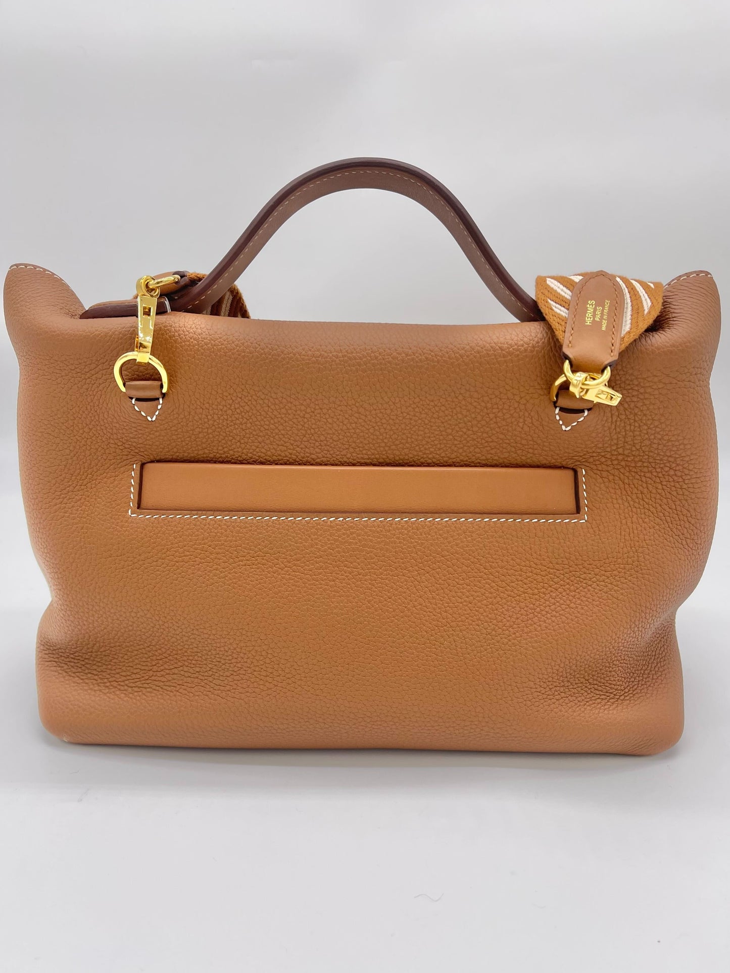 Luxury Hermes 24/24 29 Gold Veau Togo Touch Alligator Gold Hardware