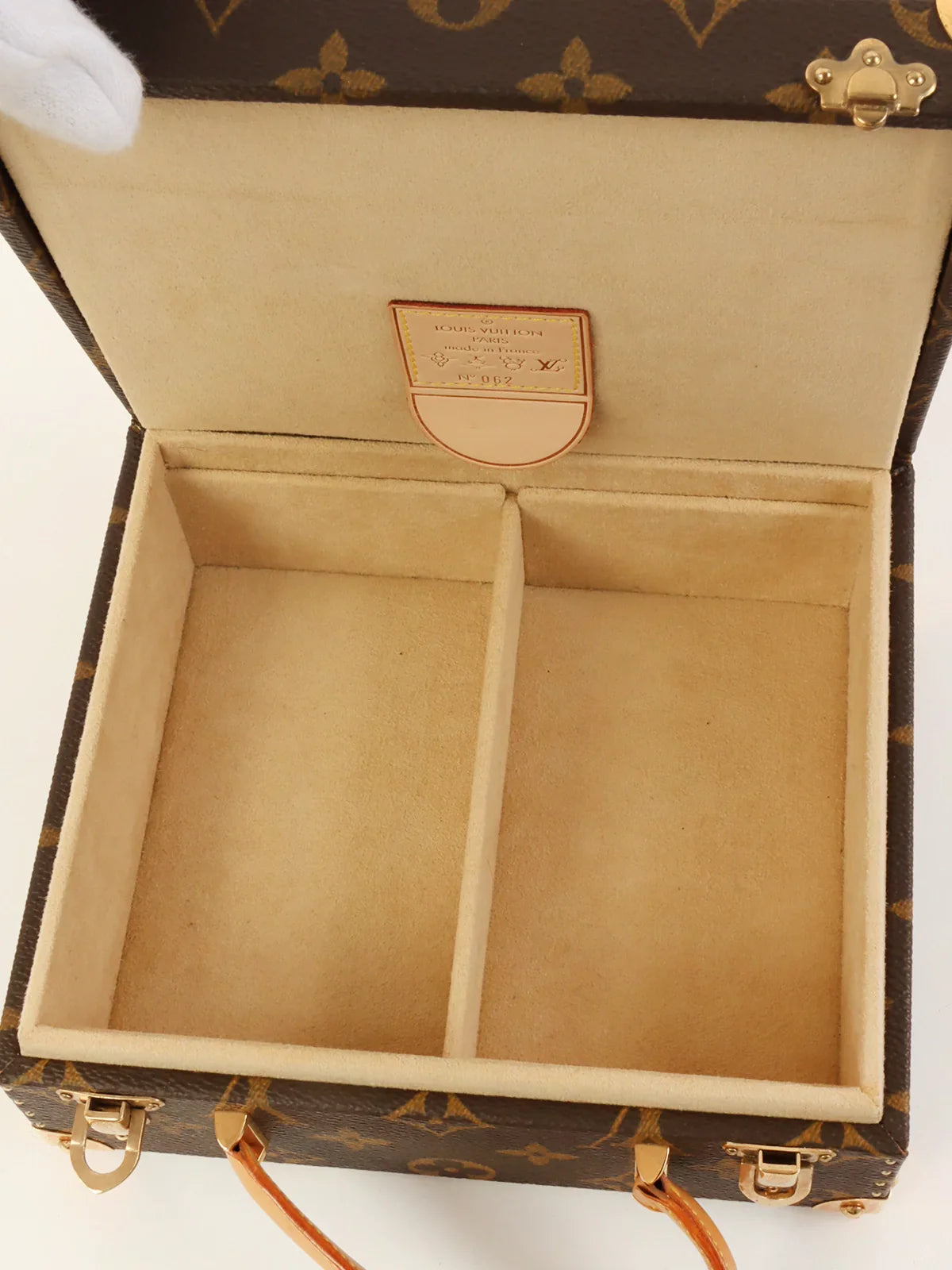 LOUIS VUITTON 2007 Made Takashi Murakami Collaboration Monogram Jewelry Box Brown/Multi