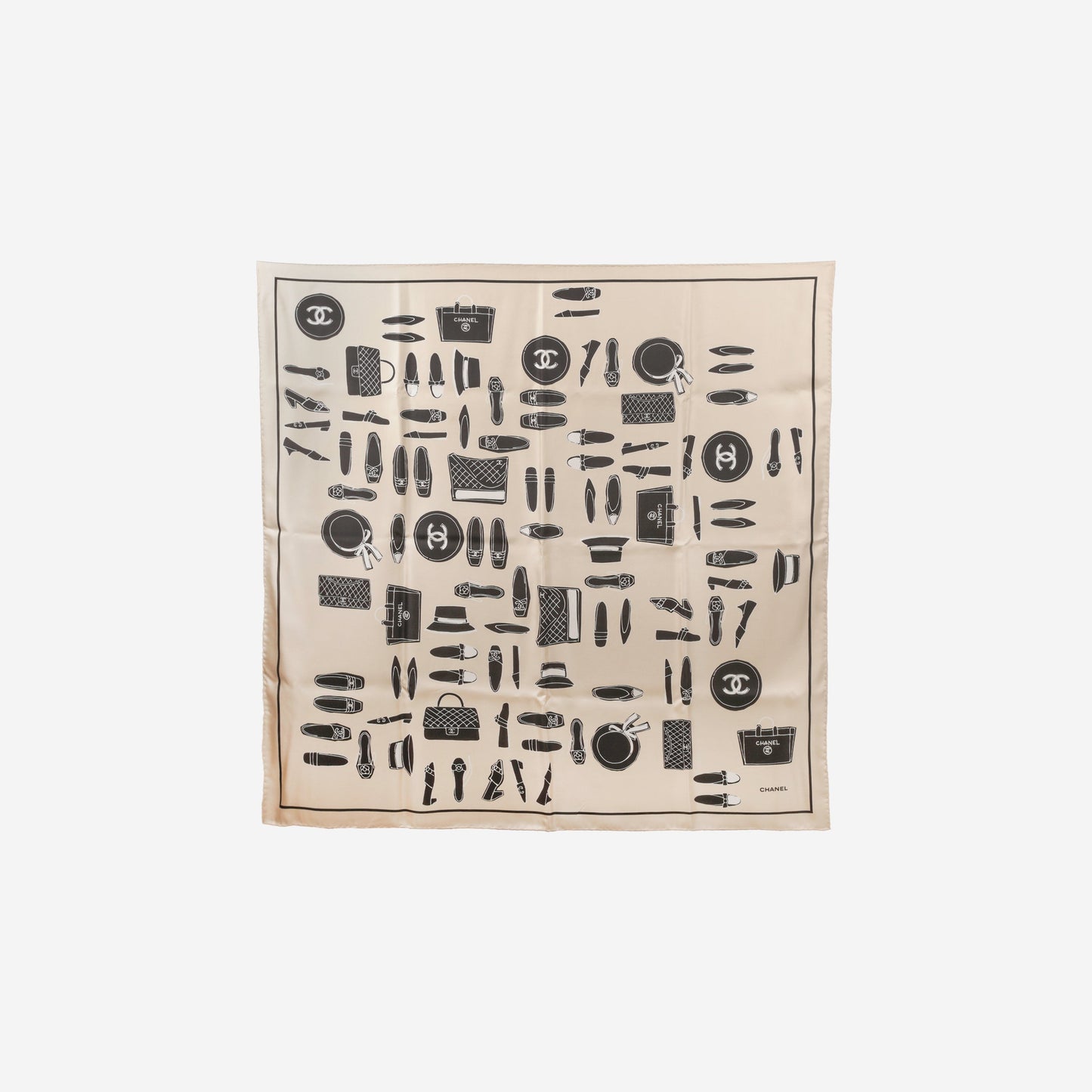 Chanel Square Silk Scarf