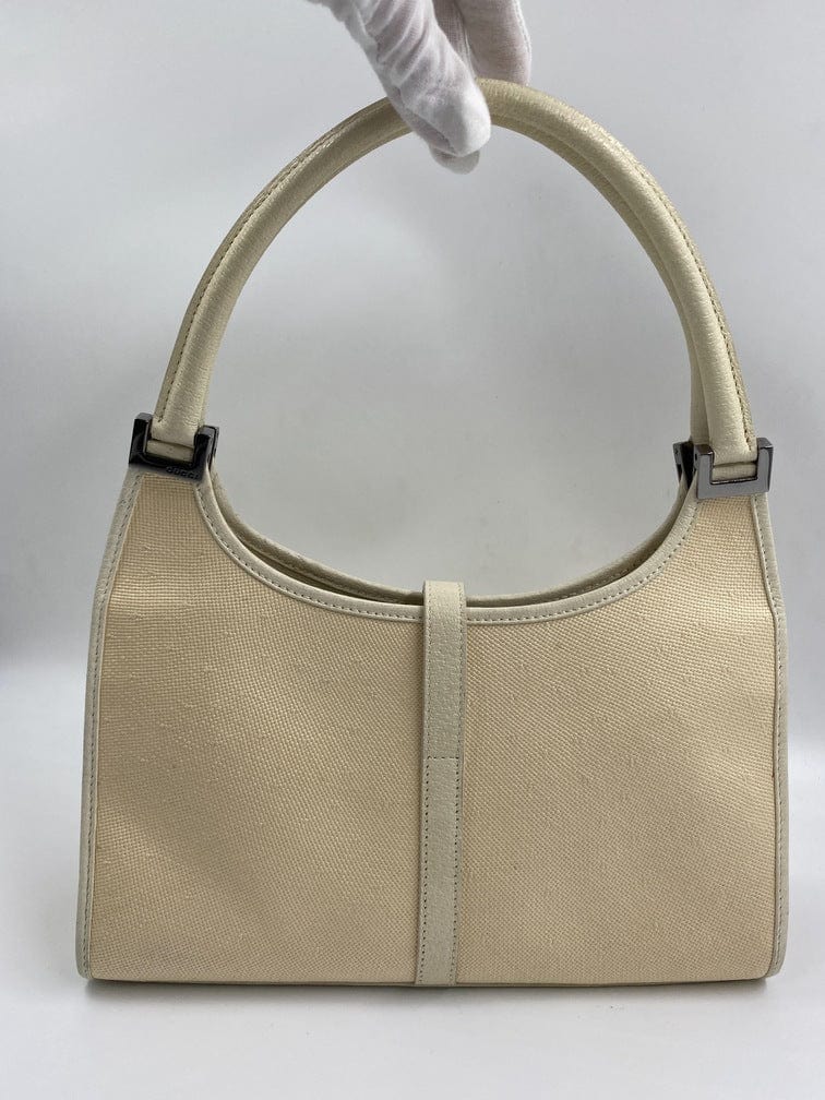 Gucci Jackie Leather Canvas Shoulder Bag Style 10