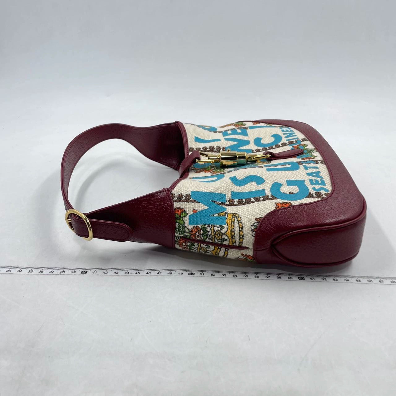 Gucci Jackie 1961 Centennial 100 Year Special Edition Burgundy Leather with Canvas