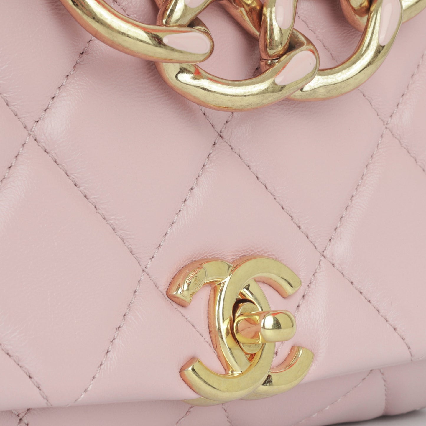 Chanel Seasonal Enamel Chain Top Flap