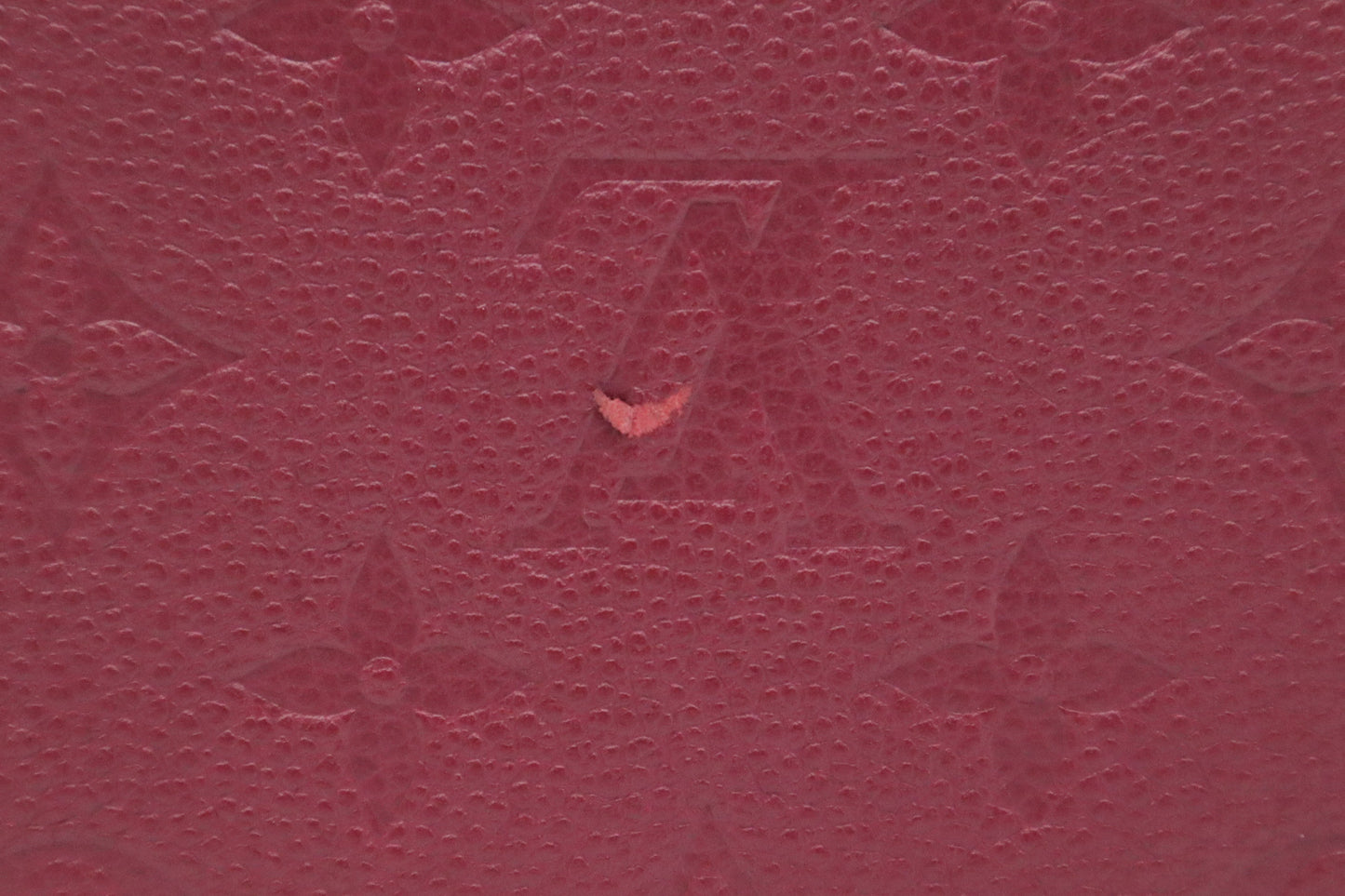 Louis Vuitton Sarah Wallet in Aurore Empreinte Leather