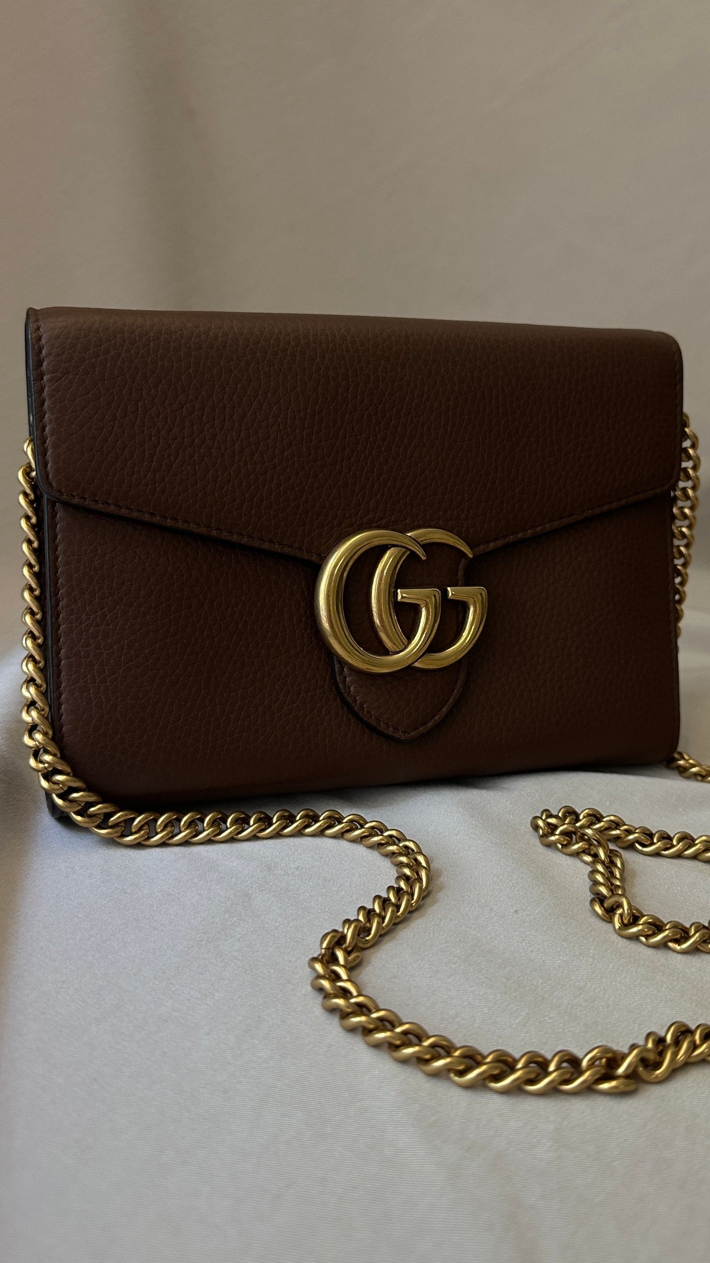 GUCCI Marmont WOC Brown
