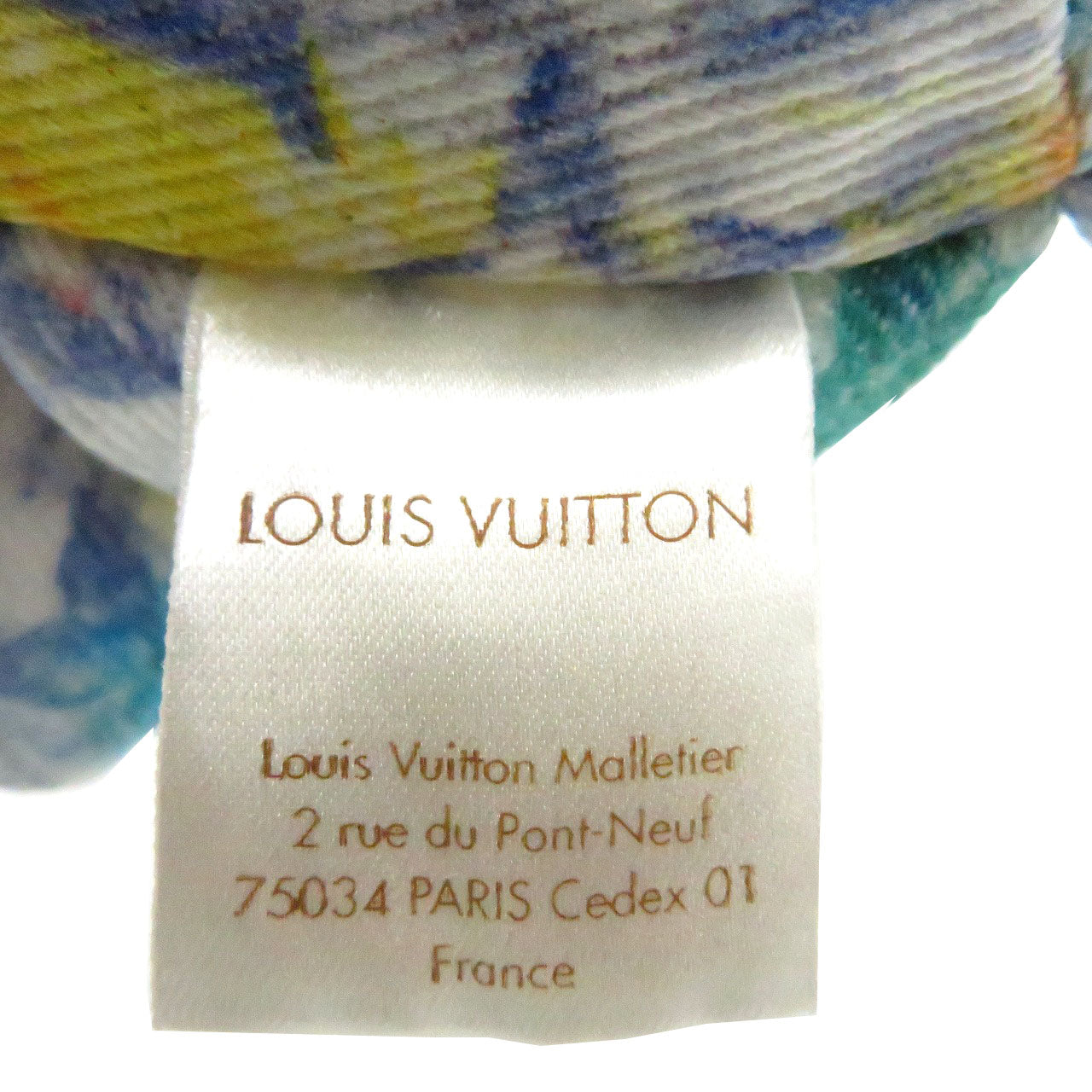 LOUIS VUITTON Plush Doll GI0502 cotton blue Dudu Louis Women